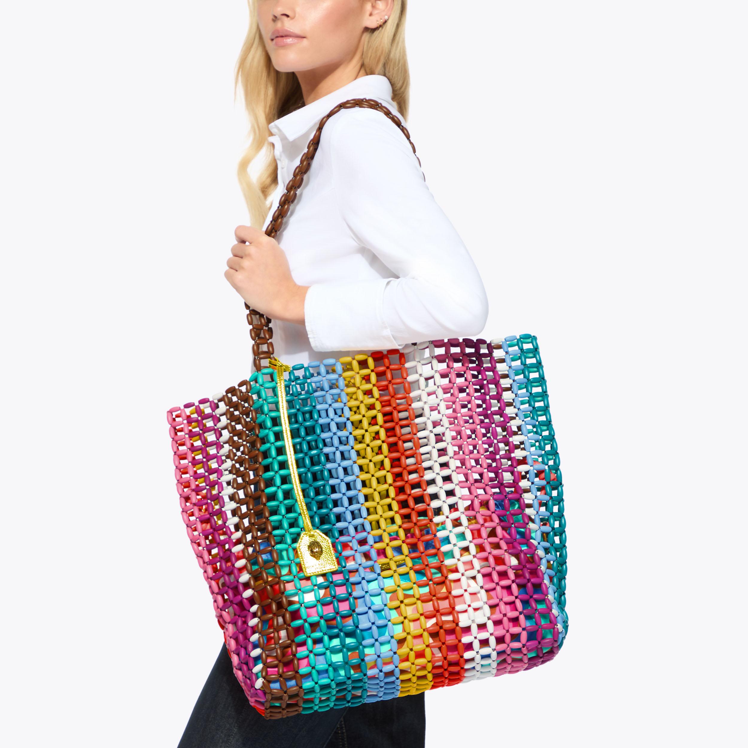 BEADED KENSINGTON SHOPPER Beaded Shopper Bag by KURT GEIGER LONDON