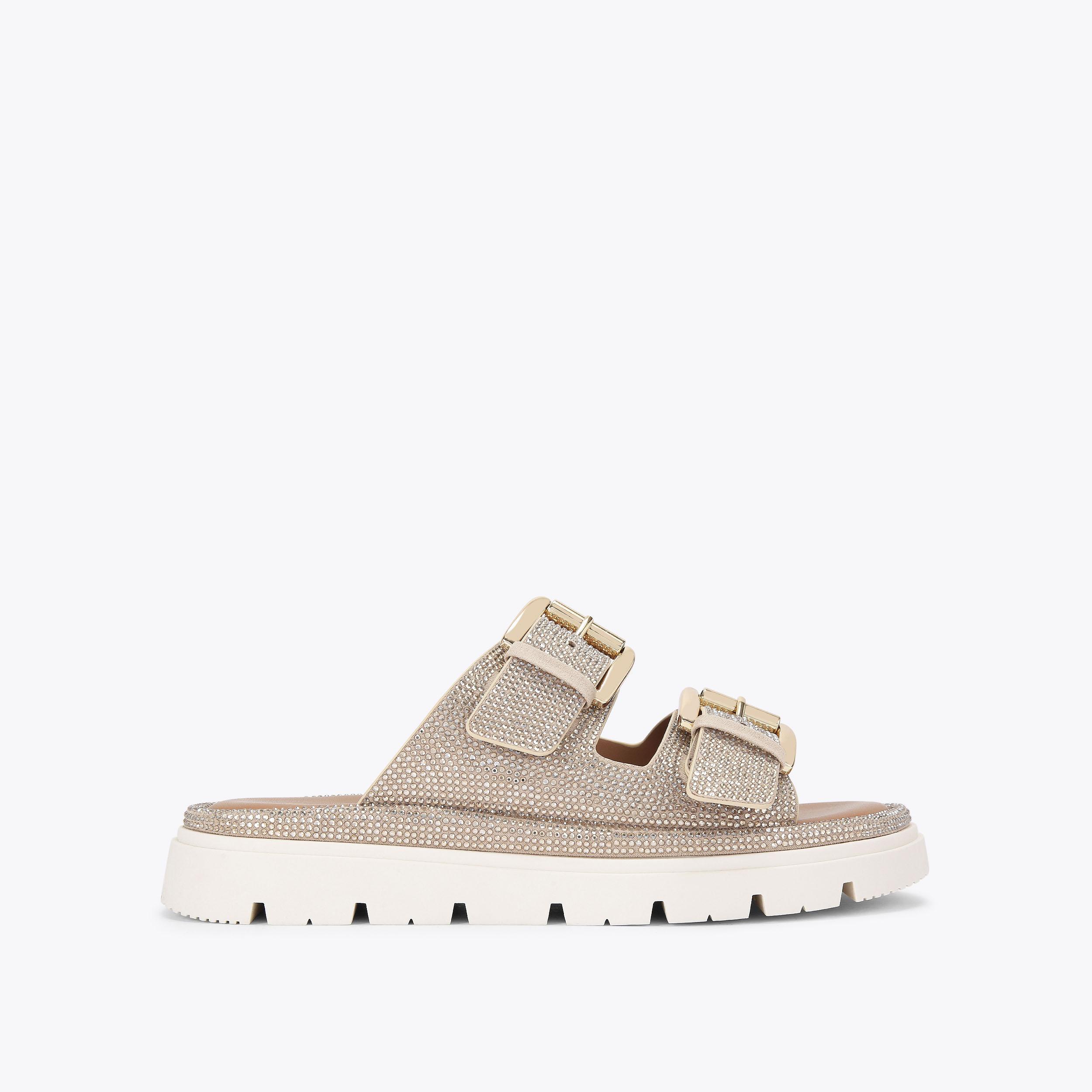 carvela by kurt geiger PAVILION JEWEL Pavilion Crystal Sandal by CARVELA COMFORT