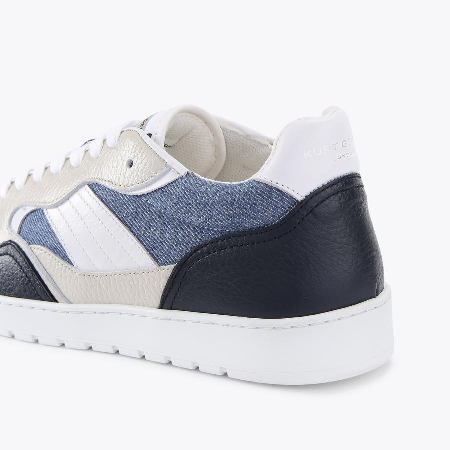 BENN SNEAKER Denim Lace Up Sneaker by KURT GEIGER LONDON