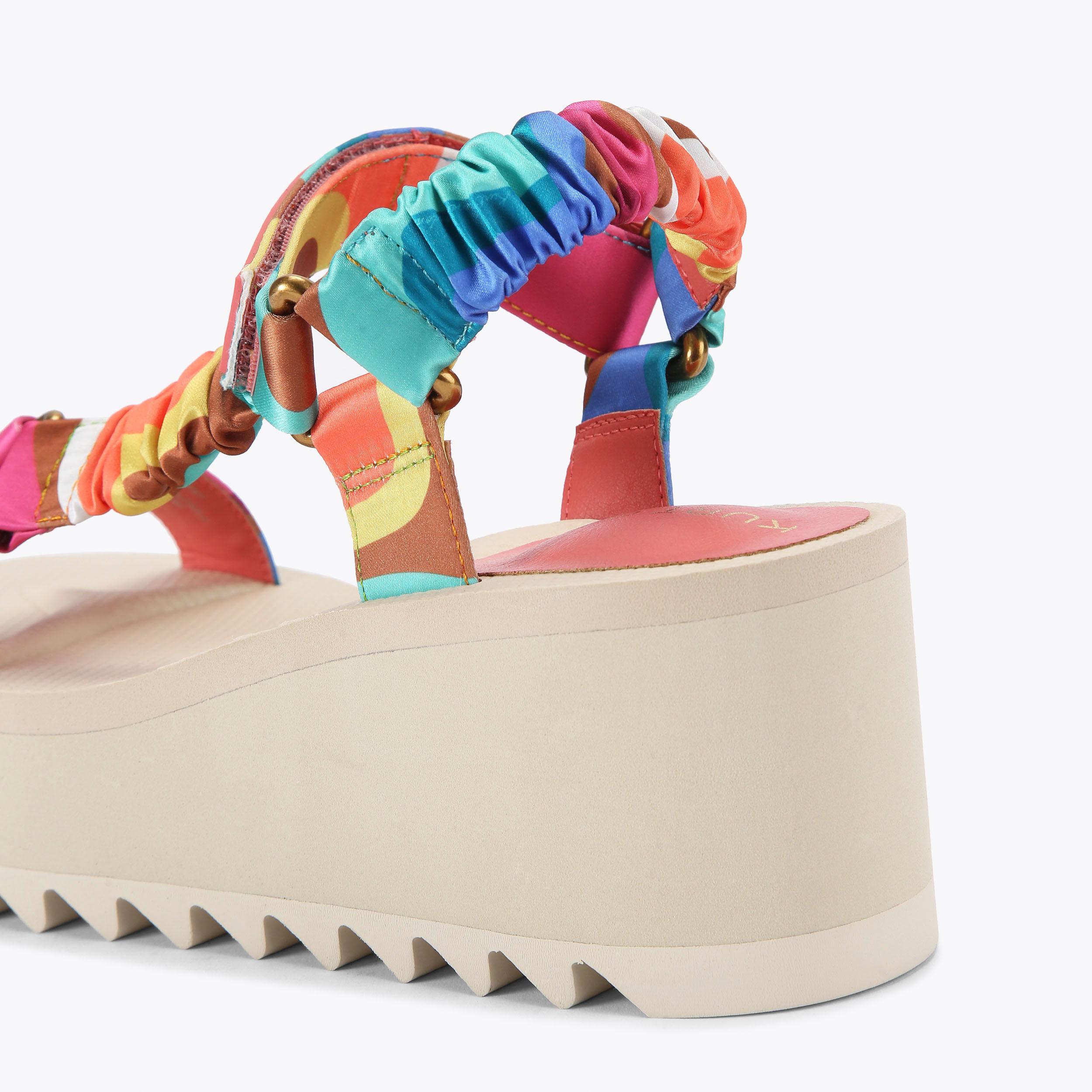 ORION PUMP Rainbow Swirl Sandal by KURT GEIGER LONDON