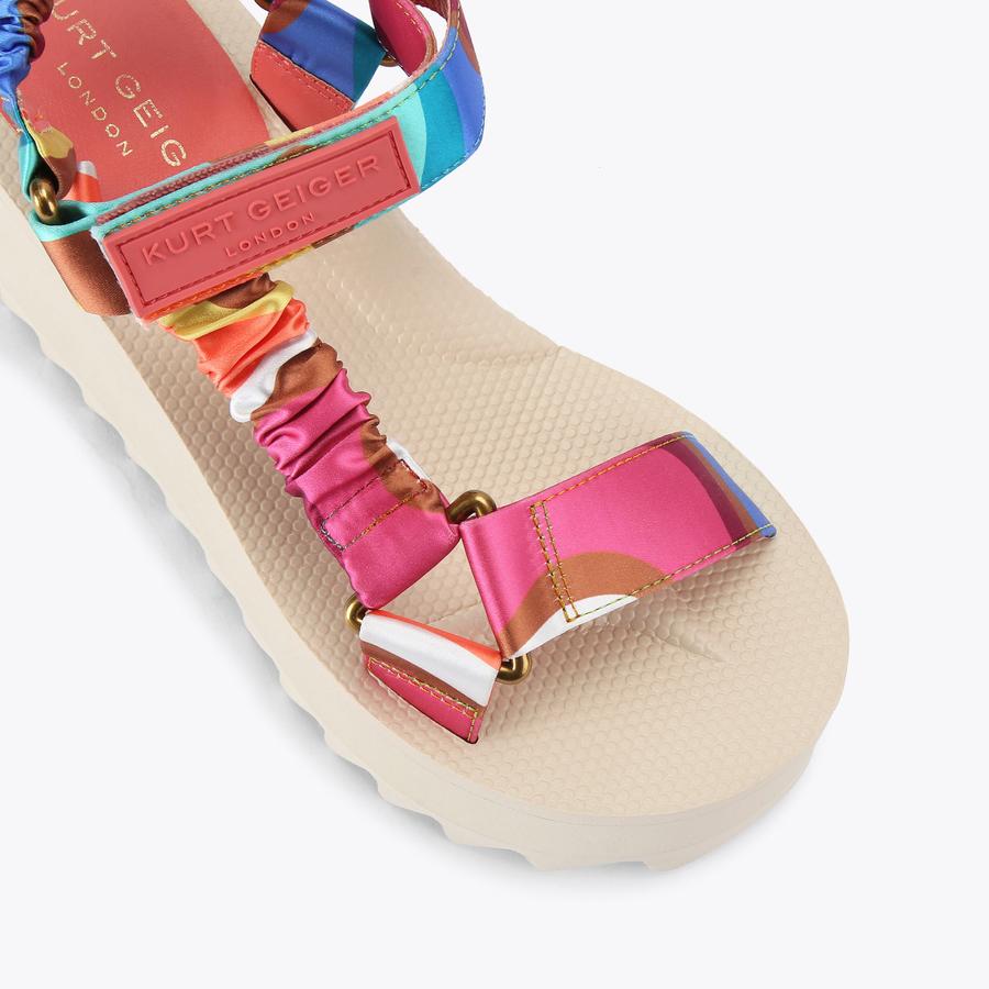 ORION PUMP Rainbow Swirl Sandal by KURT GEIGER LONDON