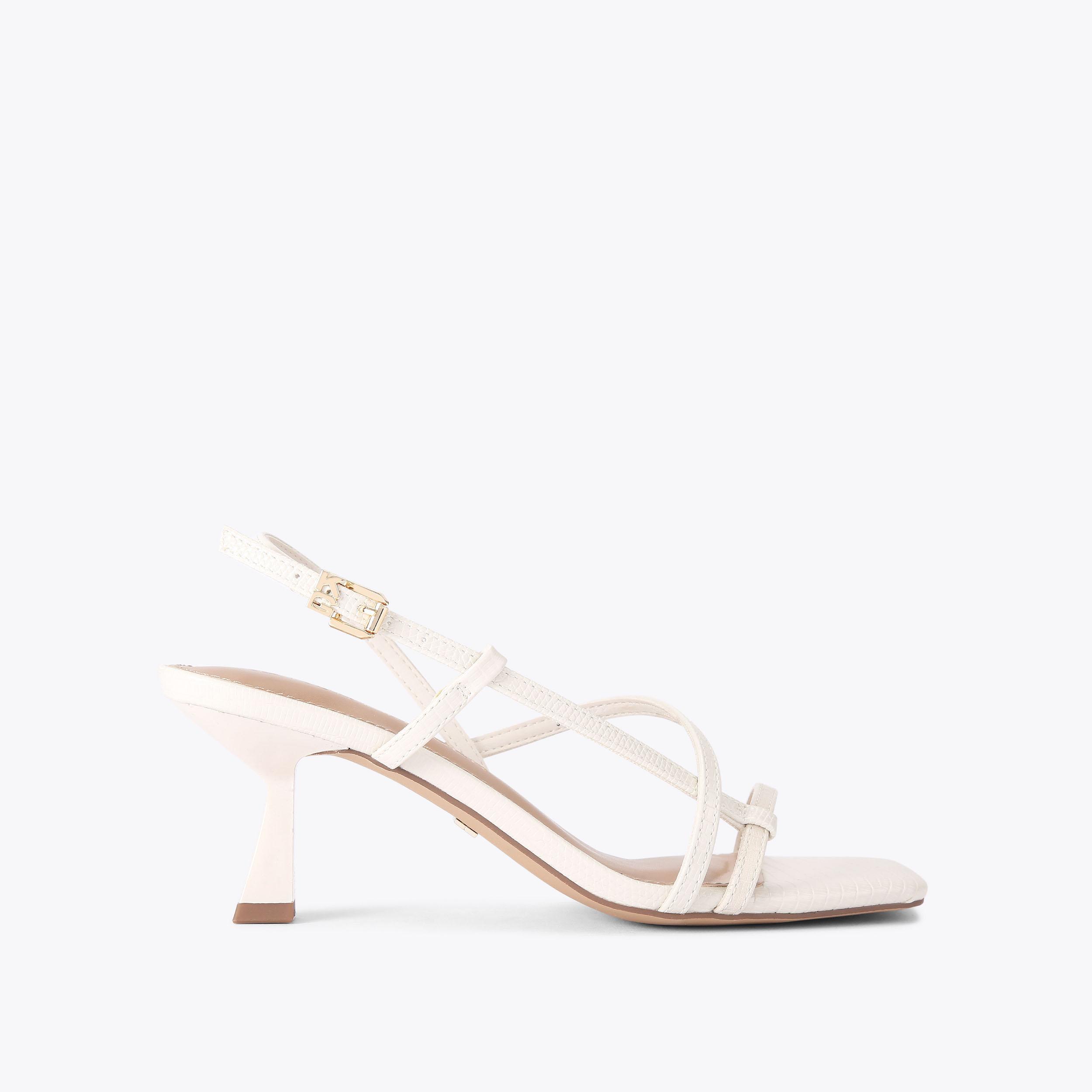 carvela by kurt geiger SIERRA Bone Embossed Kitten Heel by KG KURT GEIGER