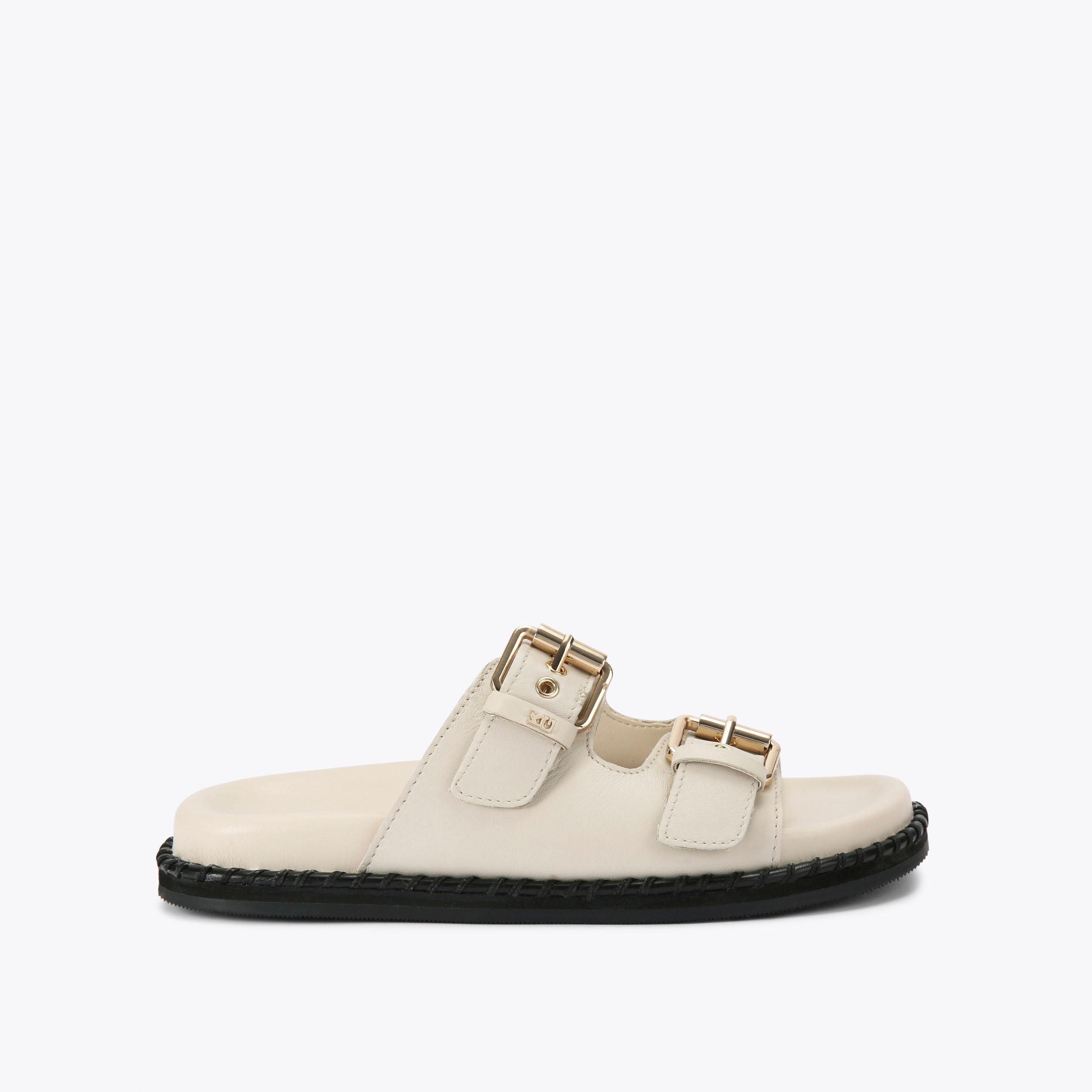 carvela by kurt geiger POSIE Bone Leather Slip On Sandal by KG KURT GEIGER