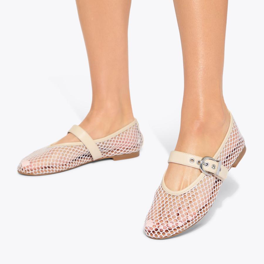 メアリー NICO WOVEN Bone Flat Mesh Shoe by KG KURT GEIGER