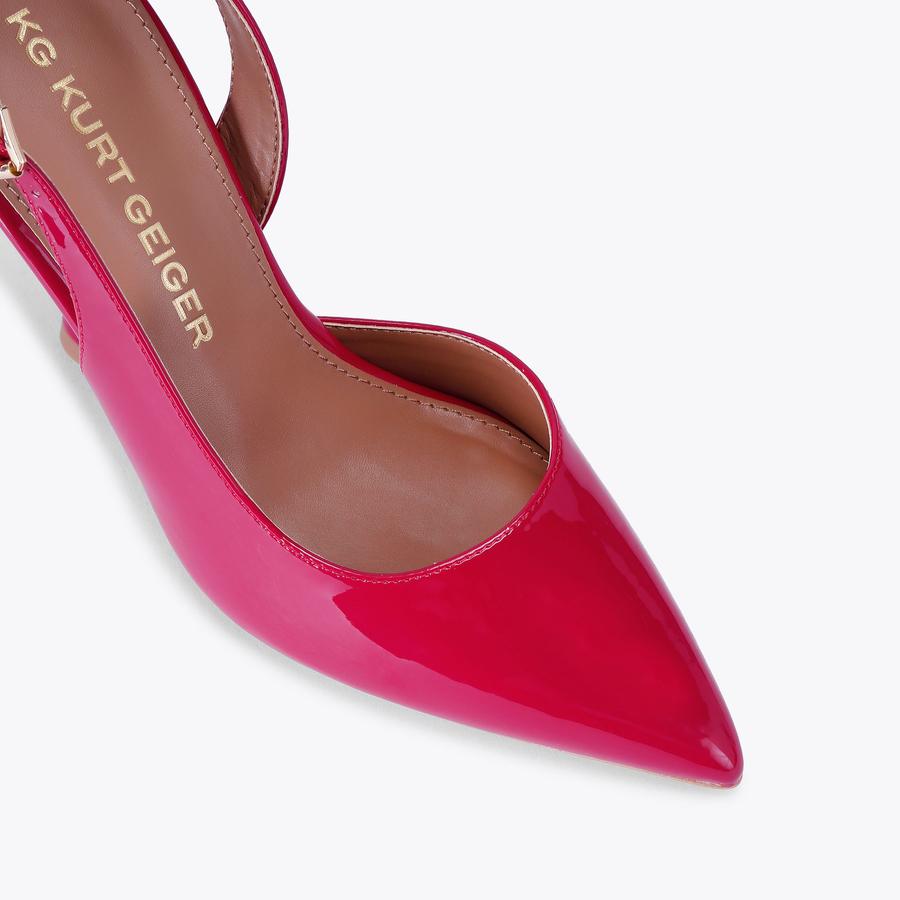 ARIA2 Pink Flared Heel by KG KURT GEIGER