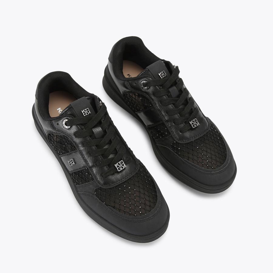Kページ KINDRED MESH Black Fishnet Mesh Sneaker by KG KURT GEIGER