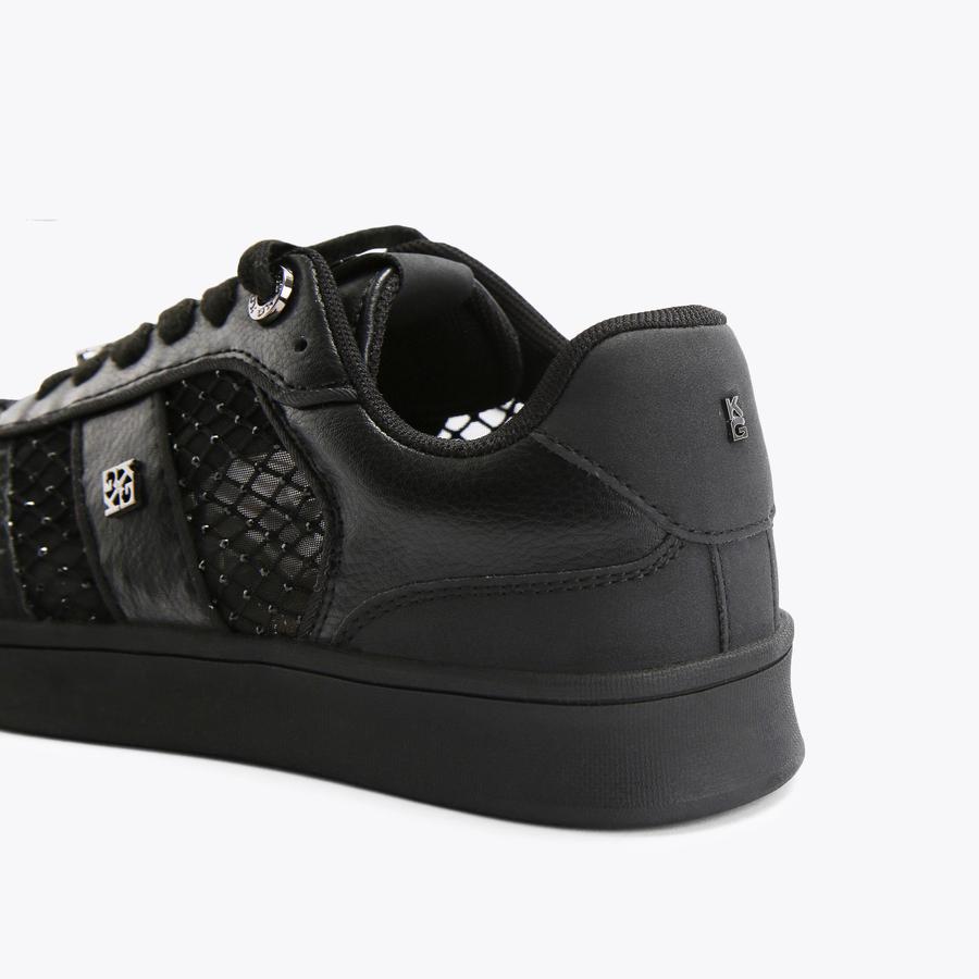 Kページ KINDRED MESH Black Fishnet Mesh Sneaker by KG KURT GEIGER
