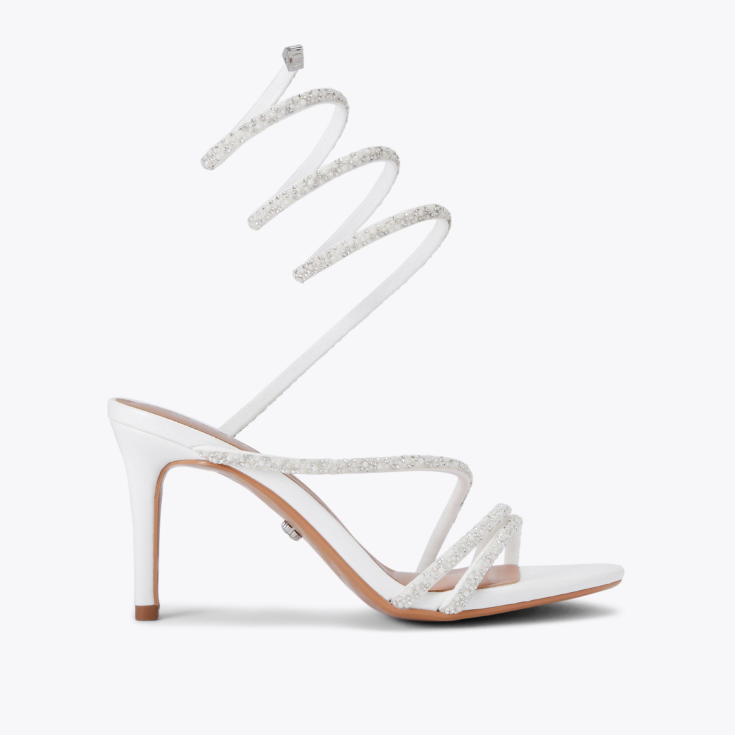 carvela by kurt geiger SPIRAL 80 Crystal Embellished Spiral Heel by CARVELA