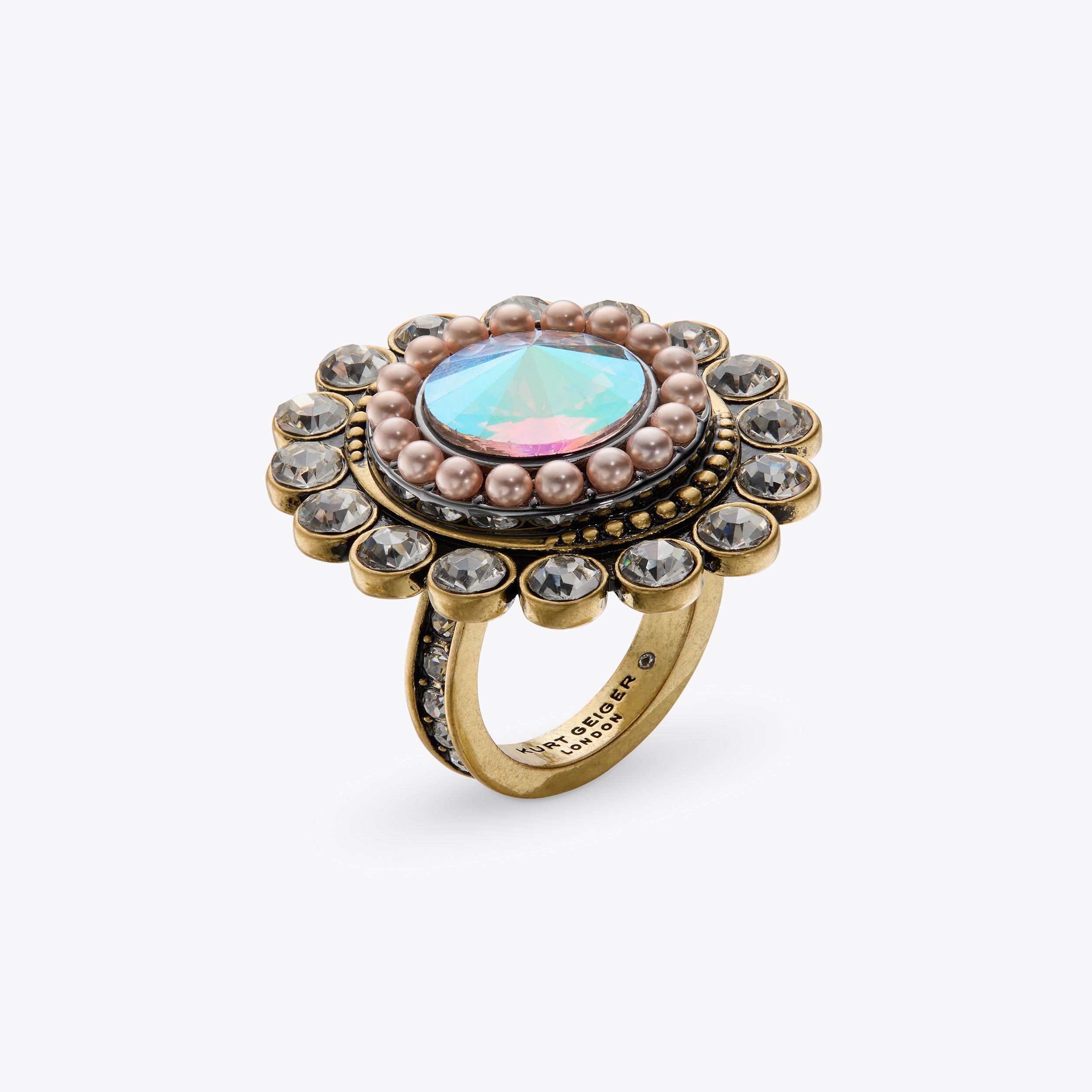 carvela by kurt geiger OCTAVIA RING Crystal Ring by KURT GEIGER LONDON