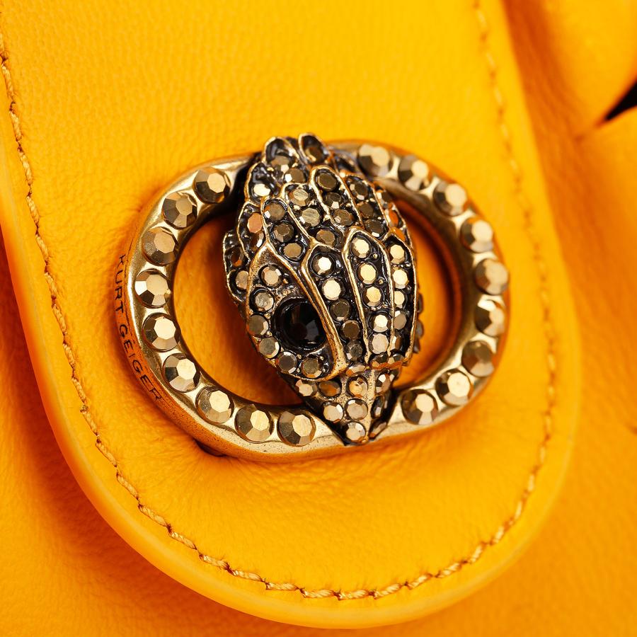 CHELSEA FLOWERS BAG Mustard Yellow Flower Shoulder Bag by