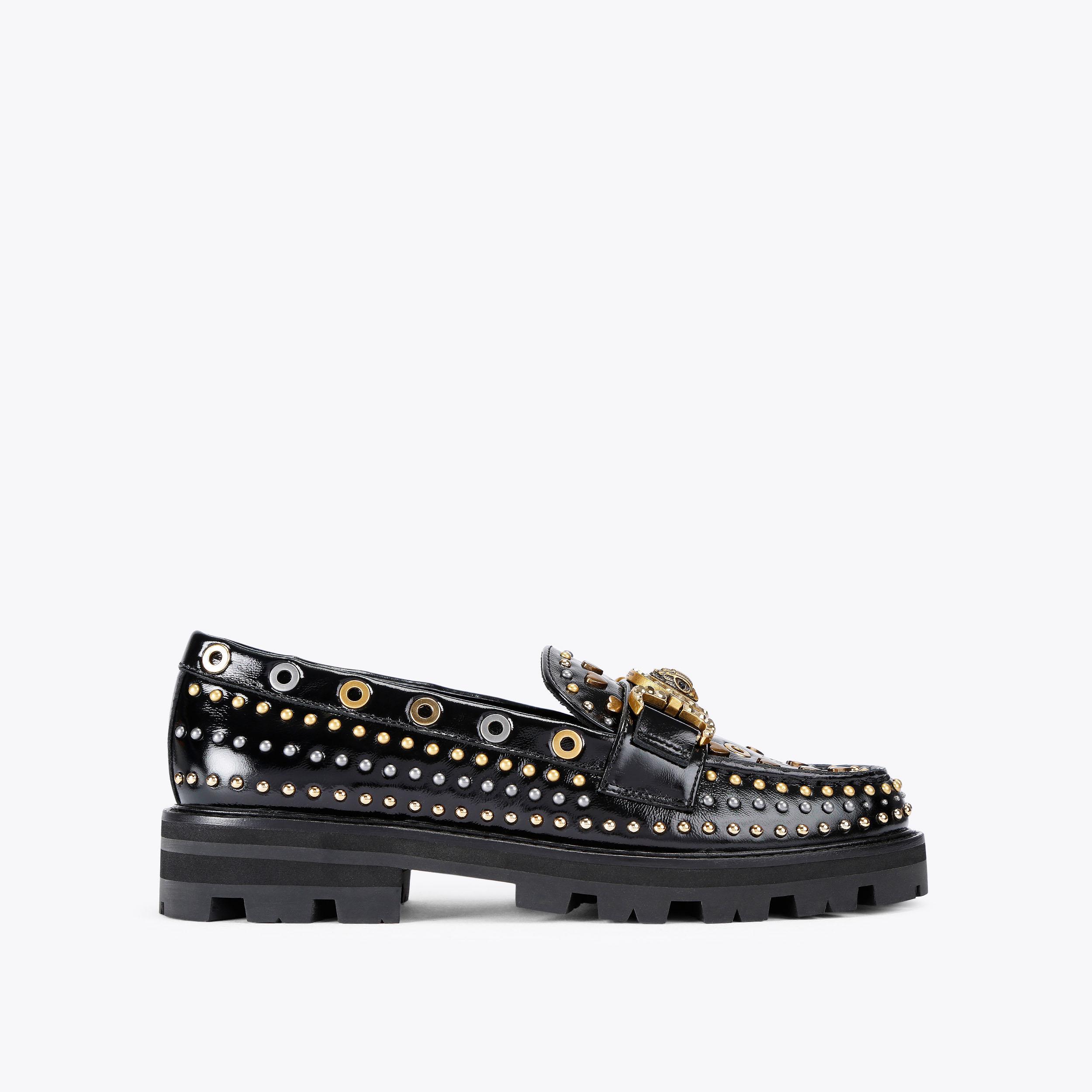 MORLY2 Black Tassel Vegan Loafer by KG KURT GEIGER