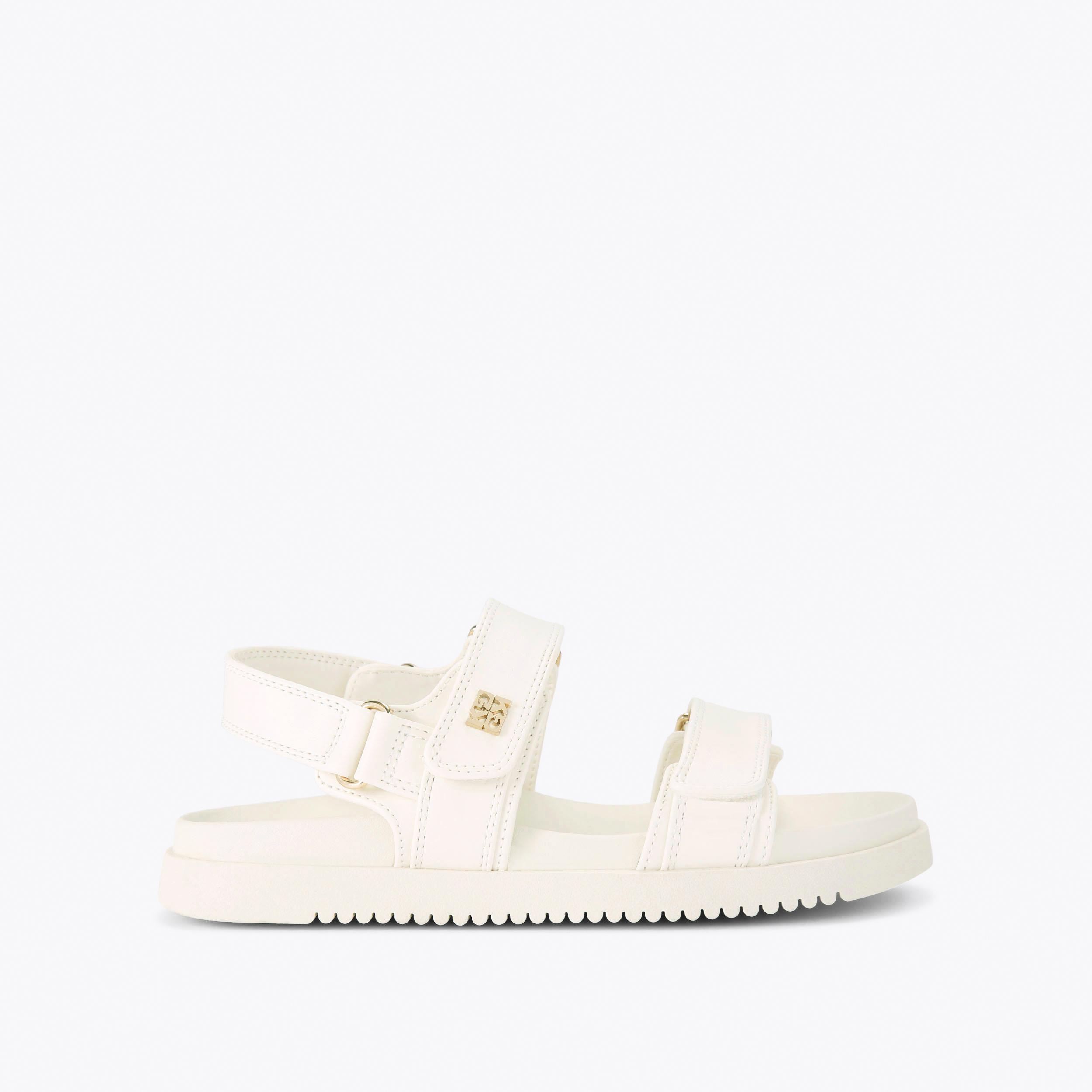 carvela by kurt geiger RORY2 Bone Velcro Sandal by KG KURT GEIGER