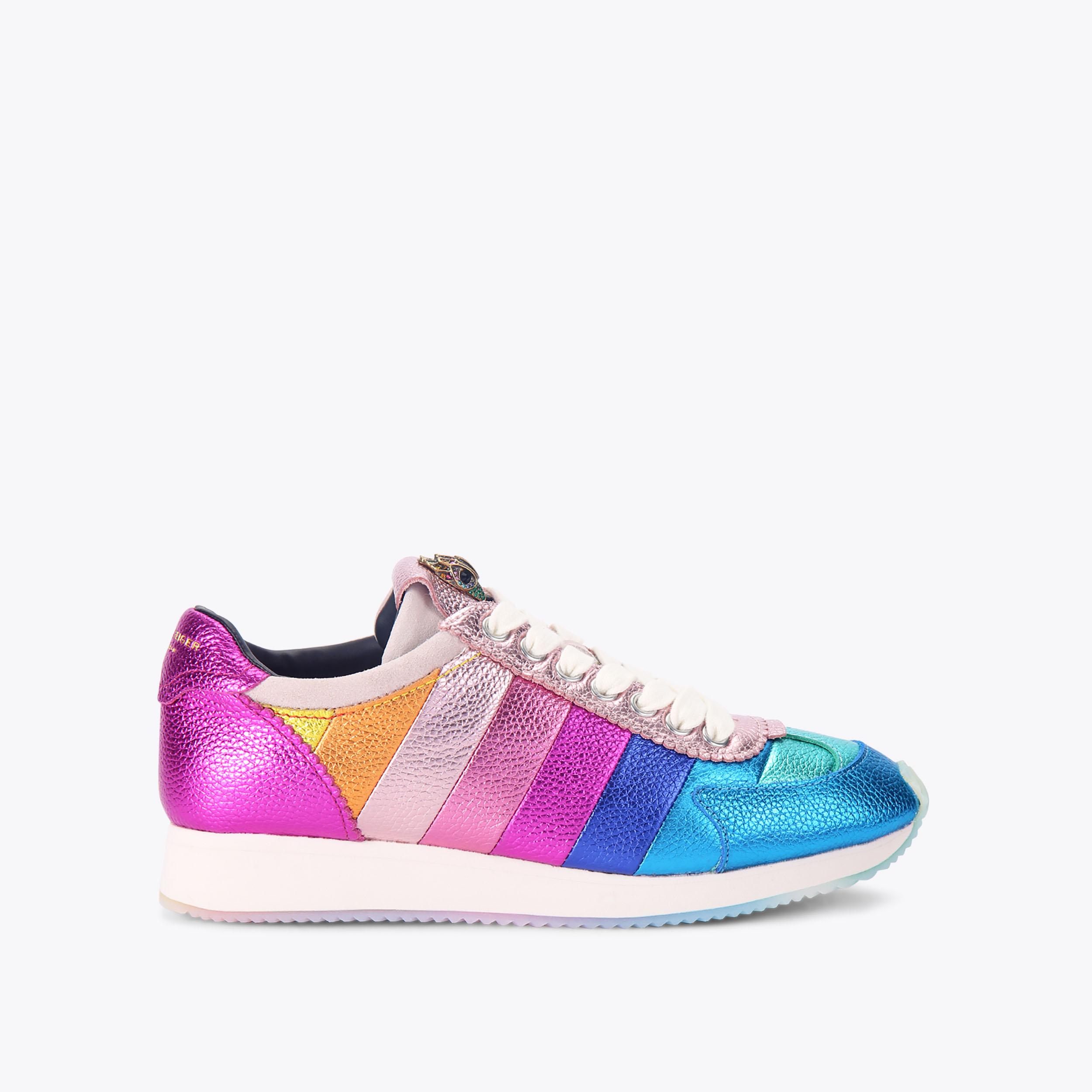 Lje。！！ ISLINGTON PUMP SNEAKER Rainbow Leather Pump Sneakers by KURT