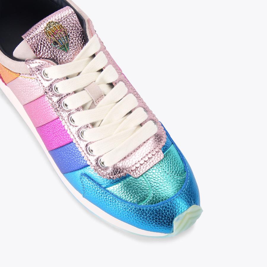ISLINGTON PUMP SNEAKER Rainbow Leather Pump Sneakers by KURT