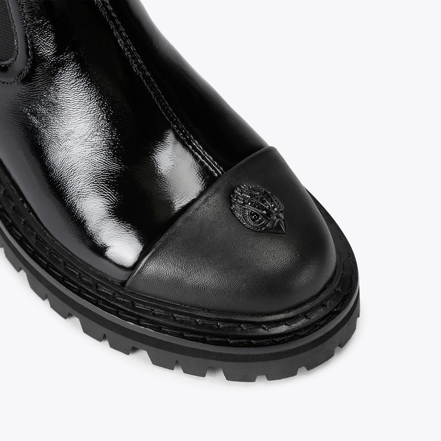 KURT GEIGER London Sloane Black Leather Chelsea Boots Men’s Size 41 US 8 Kurt Geiger Black Leather Sloane Chelsea Boots Size 41 EU main image 4