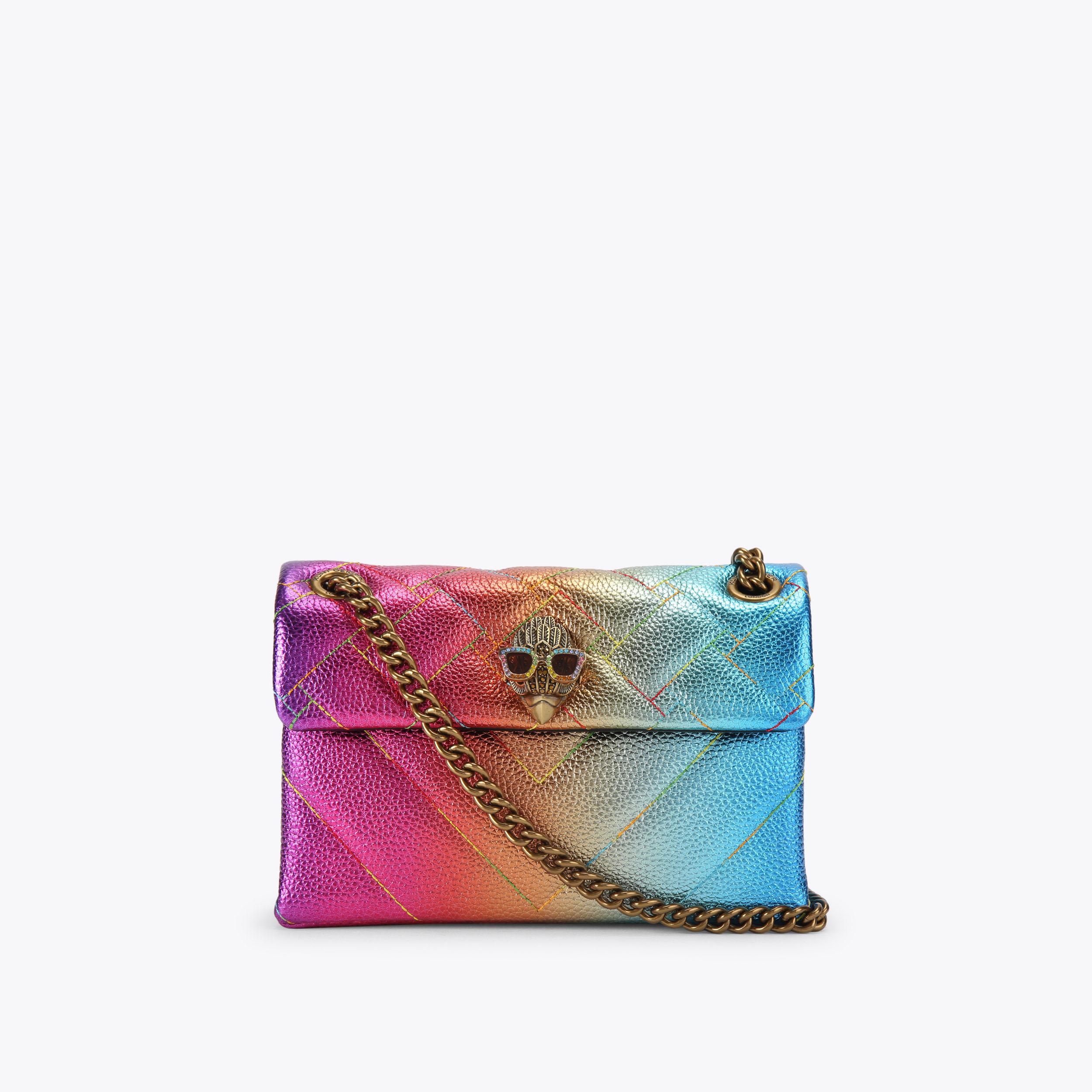 LEATHER MINI KENSINGTON Red Suede Leather Cross Body Bag by KURT