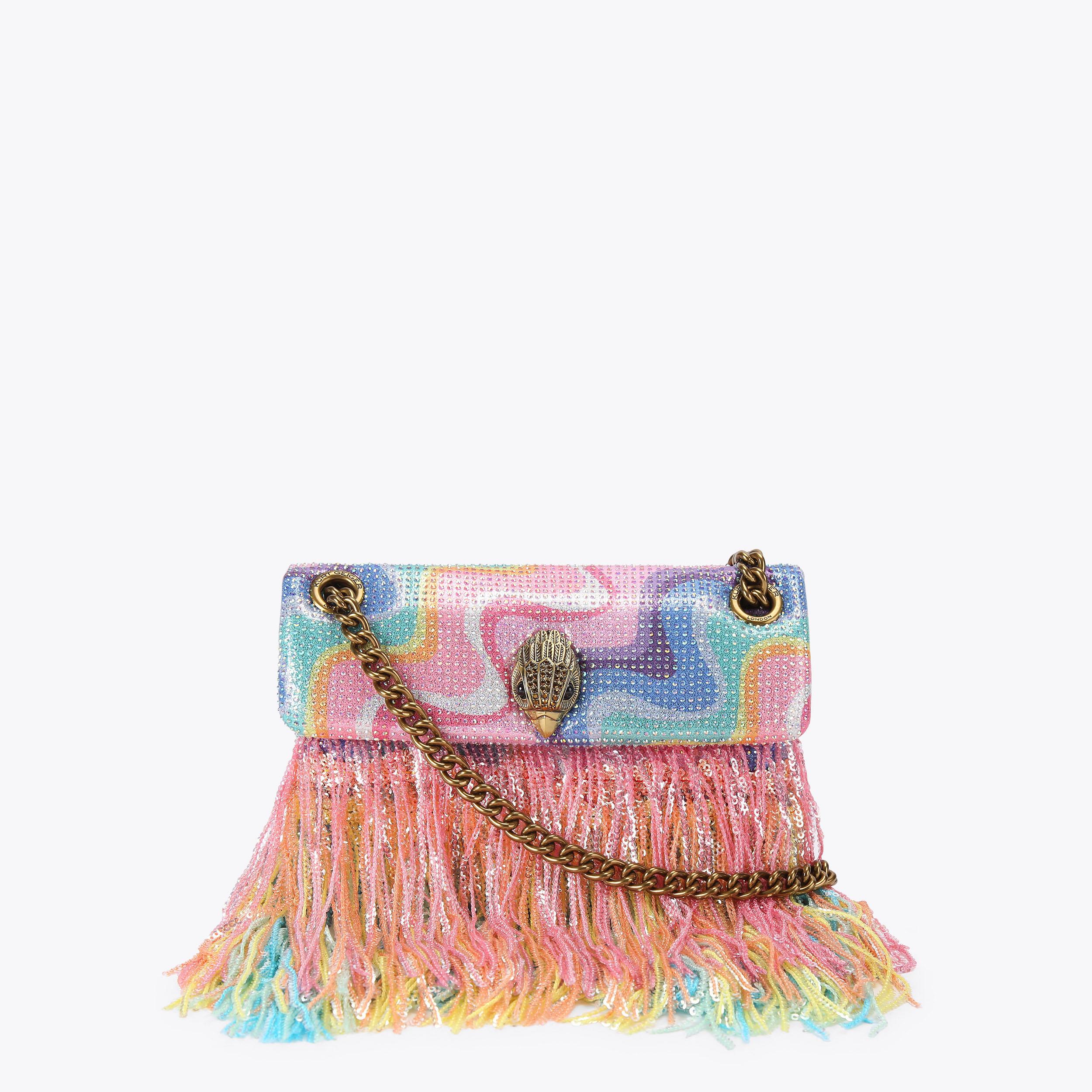Kurt Geiger Havana rainbow mirror My kind of high/low moment with this Veronica Beard top via  main image 2