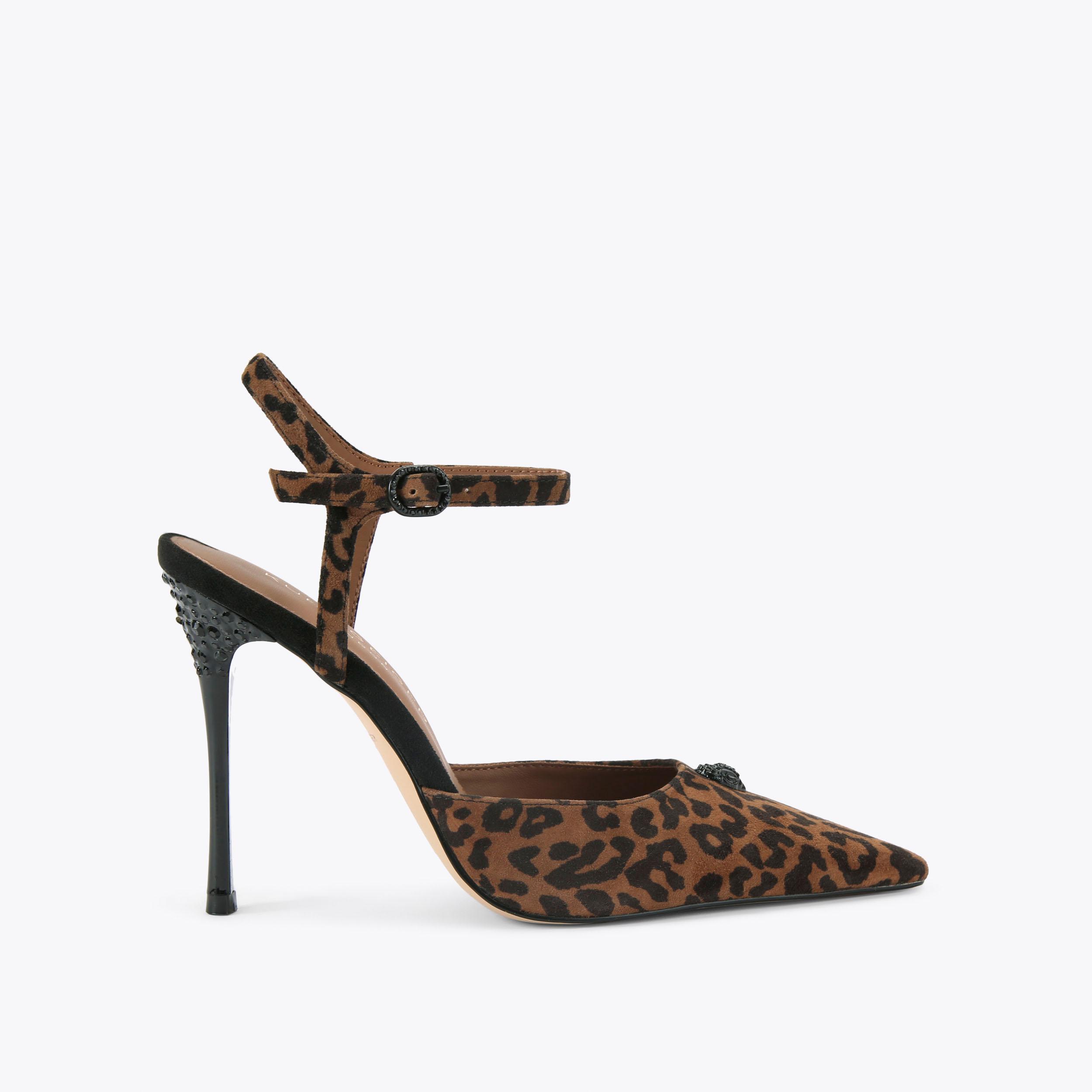 Talons Kurt Geiger En Daim Noir - Taille UK 6 - NEUFS Dans Boîte - RRP 140€