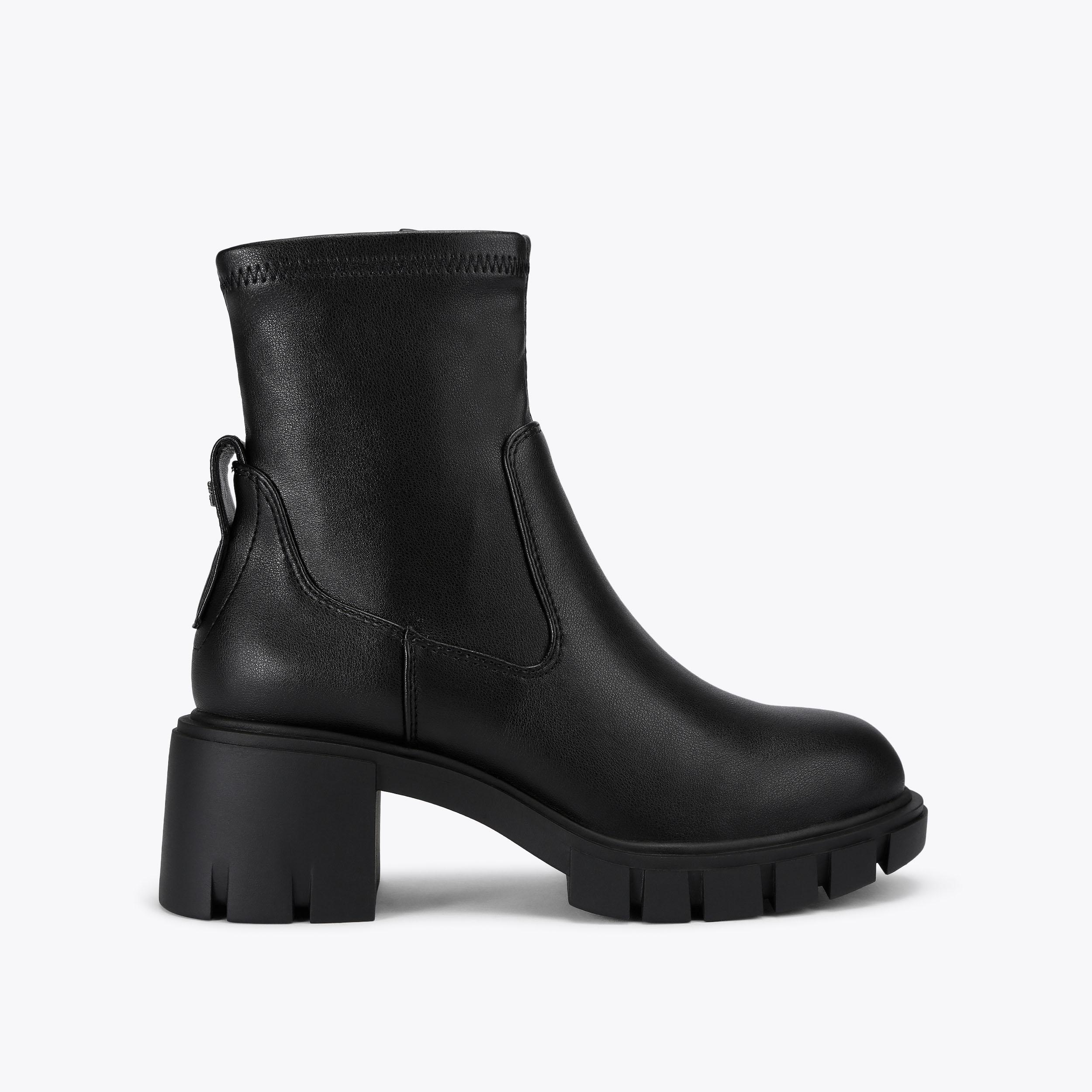 Bottes KG By Kurt Geiger London - Taille 39, Cuir Suède, Talon Haut, Couleur Noir - Occasion