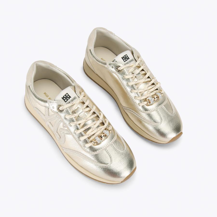 LALA Bone Lace Up Sneaker by KG KURT GEIGER