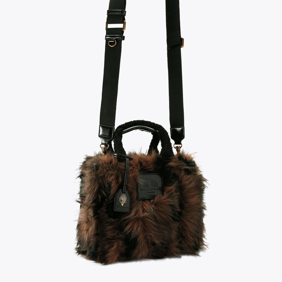 F FUR SM SOUTHBANK TOTE Faux Fur Southbank Tote Bag by KURT GEIGER 
