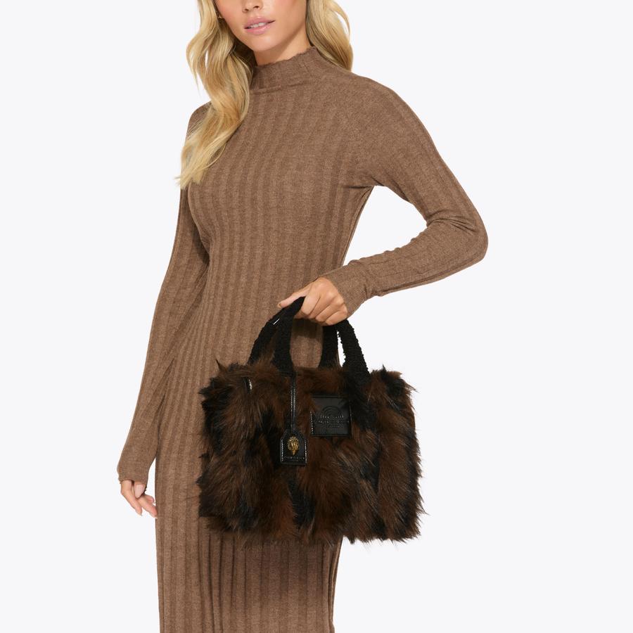 F FUR SM SOUTHBANK TOTE Faux Fur Southbank Tote Bag by KURT GEIGER 