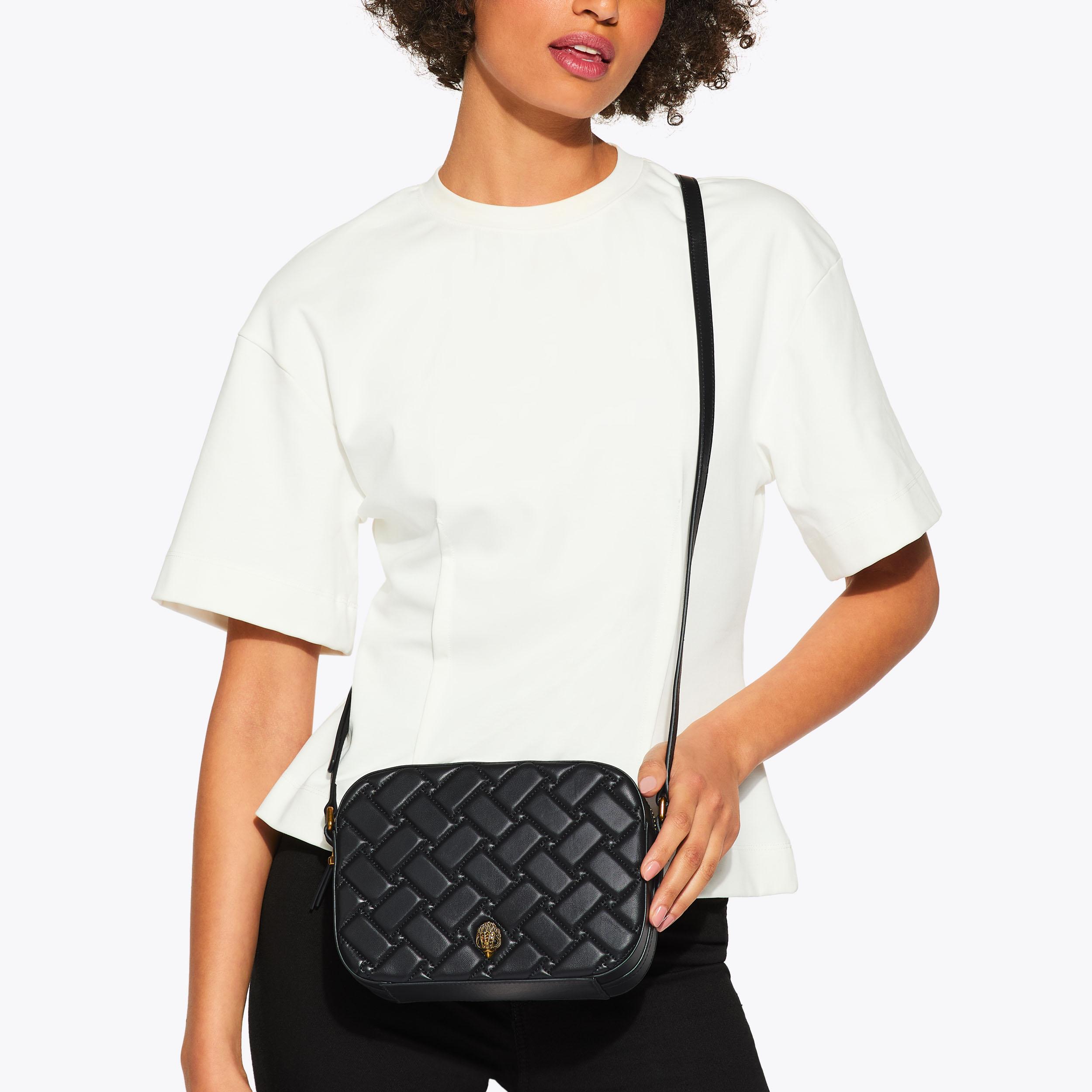 Leather Mini on sale Kensington Crossbody black Bag