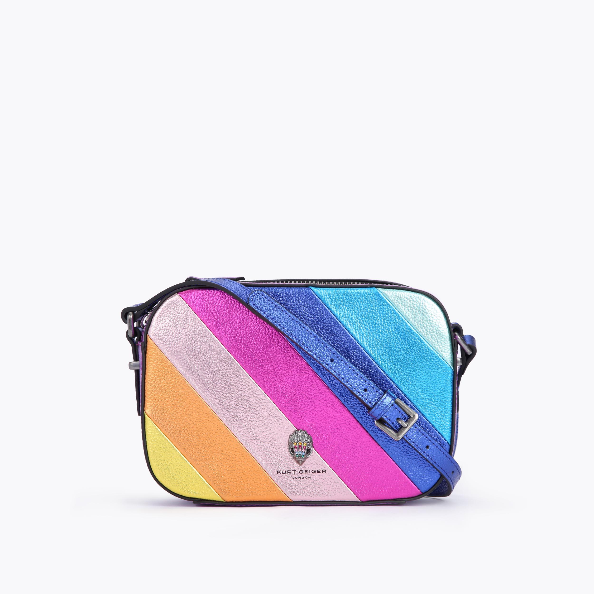 KENSINGTON CROSS BODY Rainbow Leather Cross Body Bag by KURT