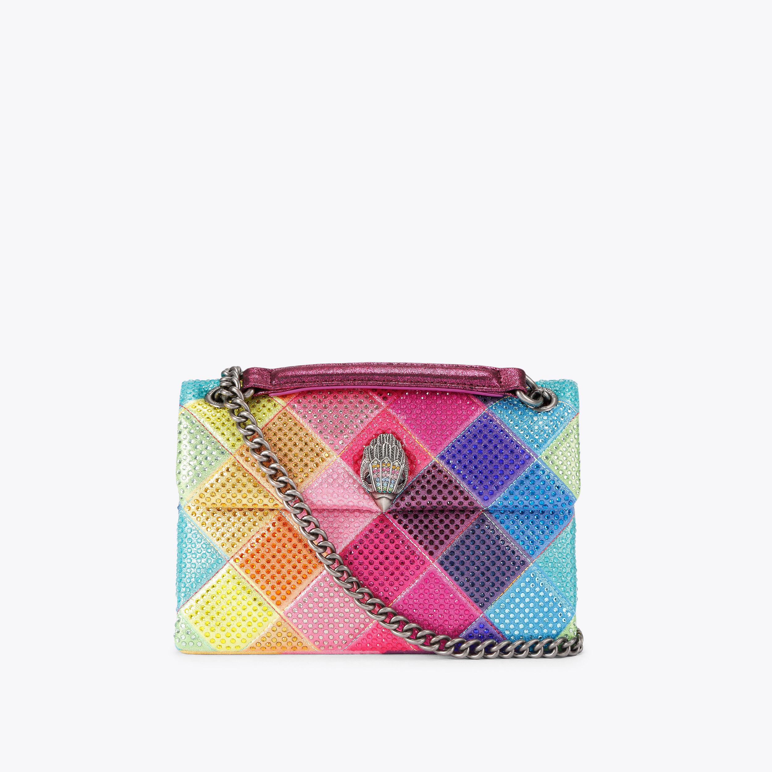 Kurt Geiger Rainbow Border Label Tag Rainbow Shoes | Rainbow Bags & Accessories | Kurt Geiger main image 2