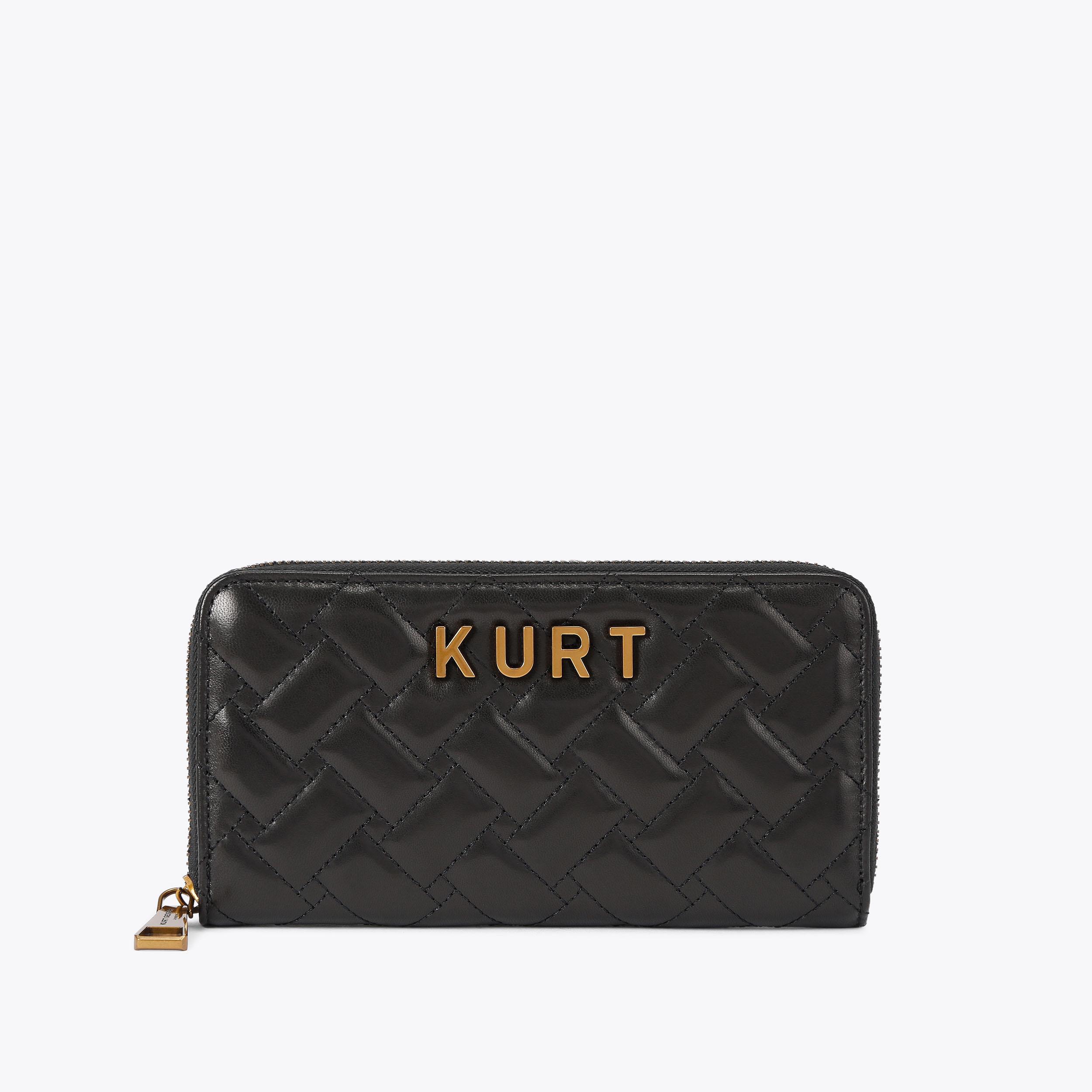 Kensington Kurt Zip Around Wallet - black