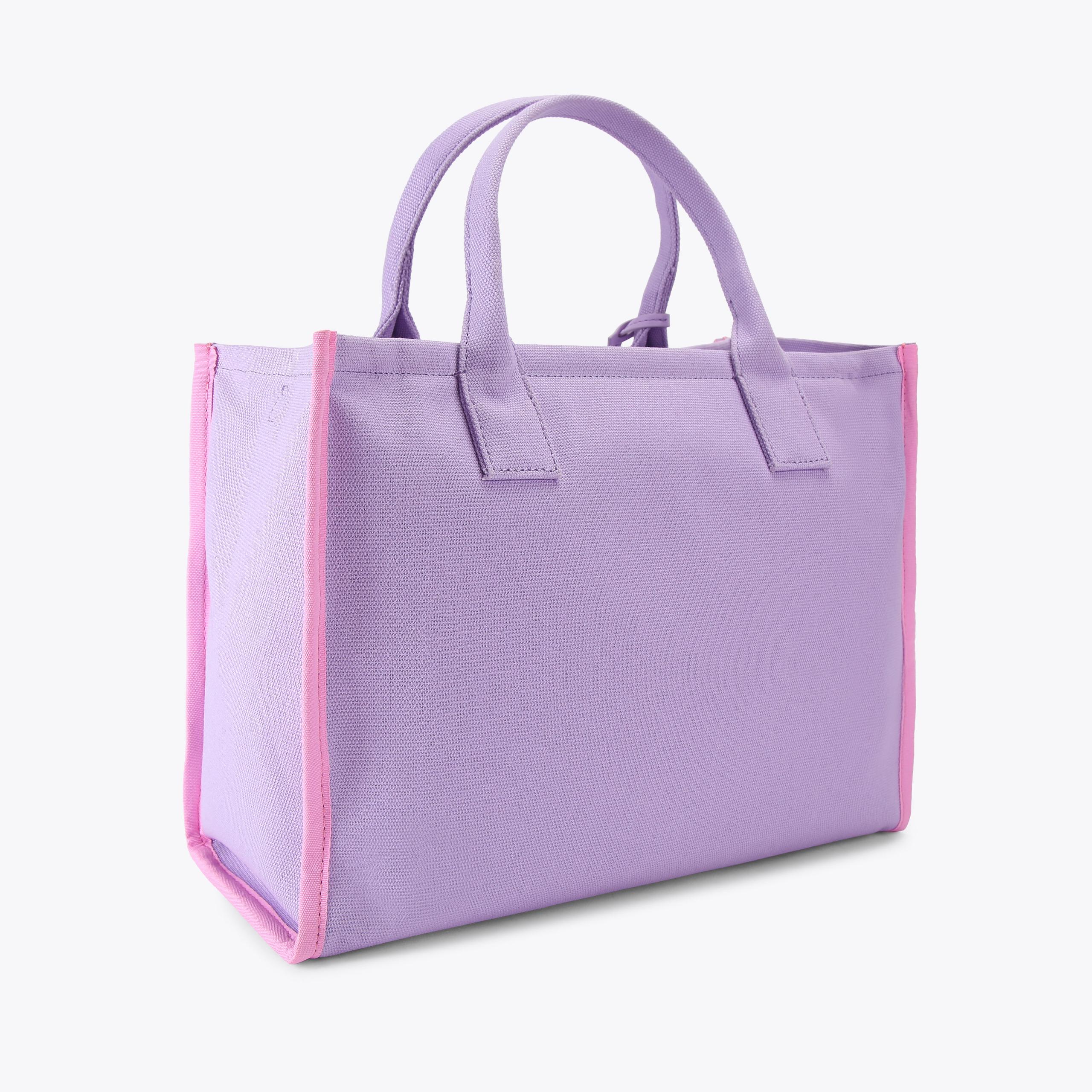 KURT TOTE Lilac Canvas Tote Bag by Kurt Geiger London