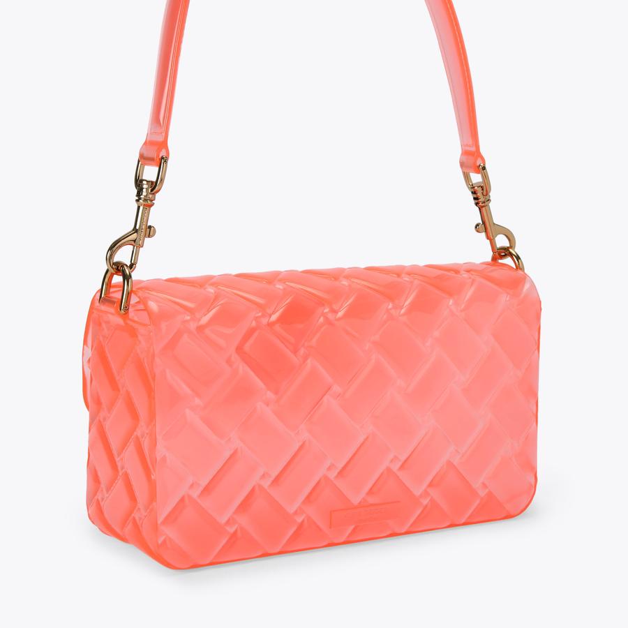 JELLY KENSINGTON SH DR Salmon Pink Jelly Shoulder Bag by Kurt