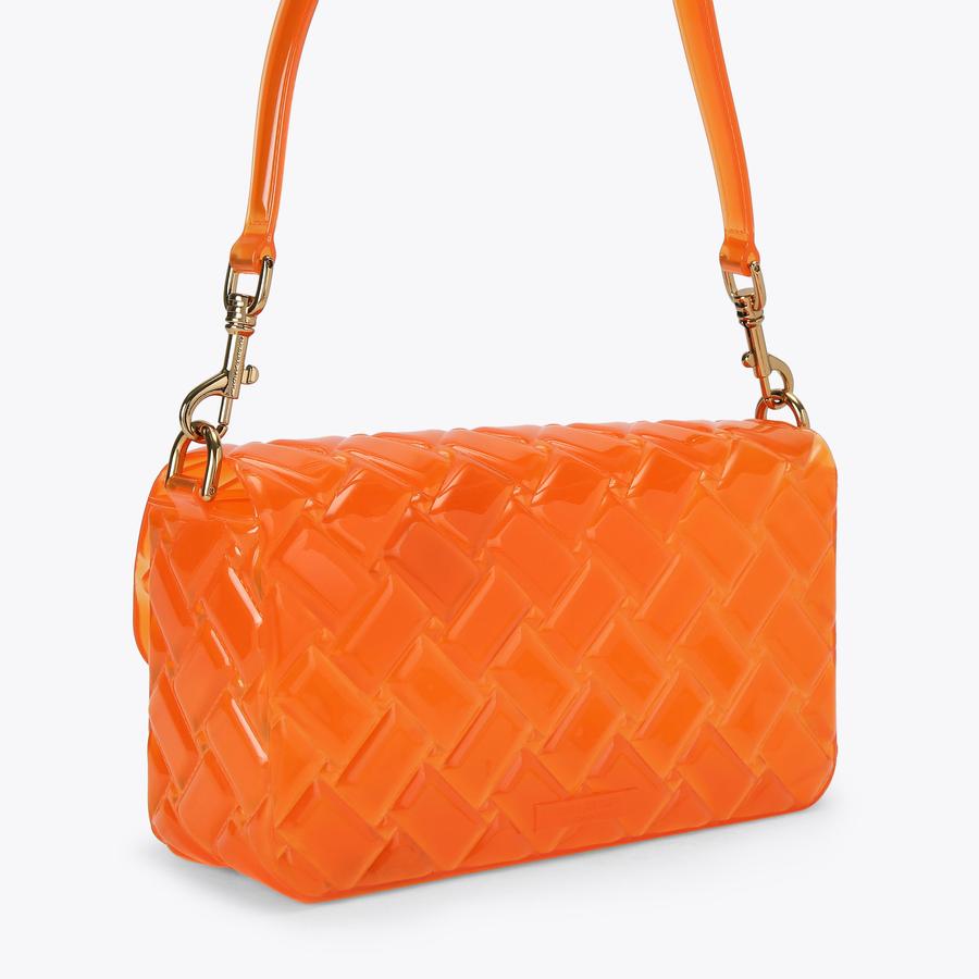 JELLY KENSINGTON SH DR Orange Shoulder Bag by Kurt Geiger London