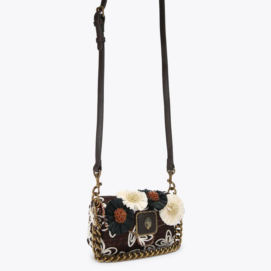 MINI PIMLICO FLOWER ST Floral Embroidered Shoulder Bag by Kurt