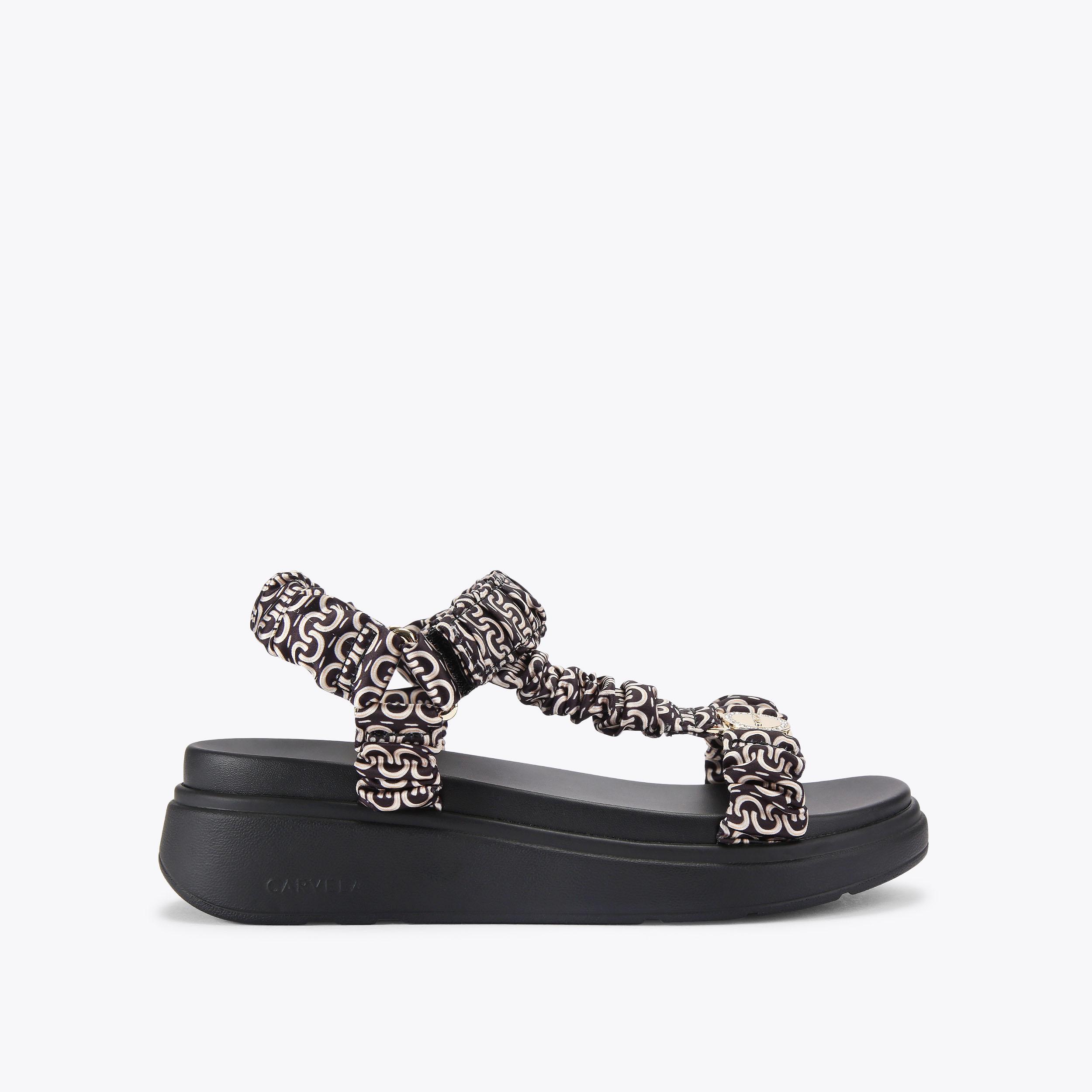NOVARA FLATFORM SANDAL Chain Sandal by Carvela