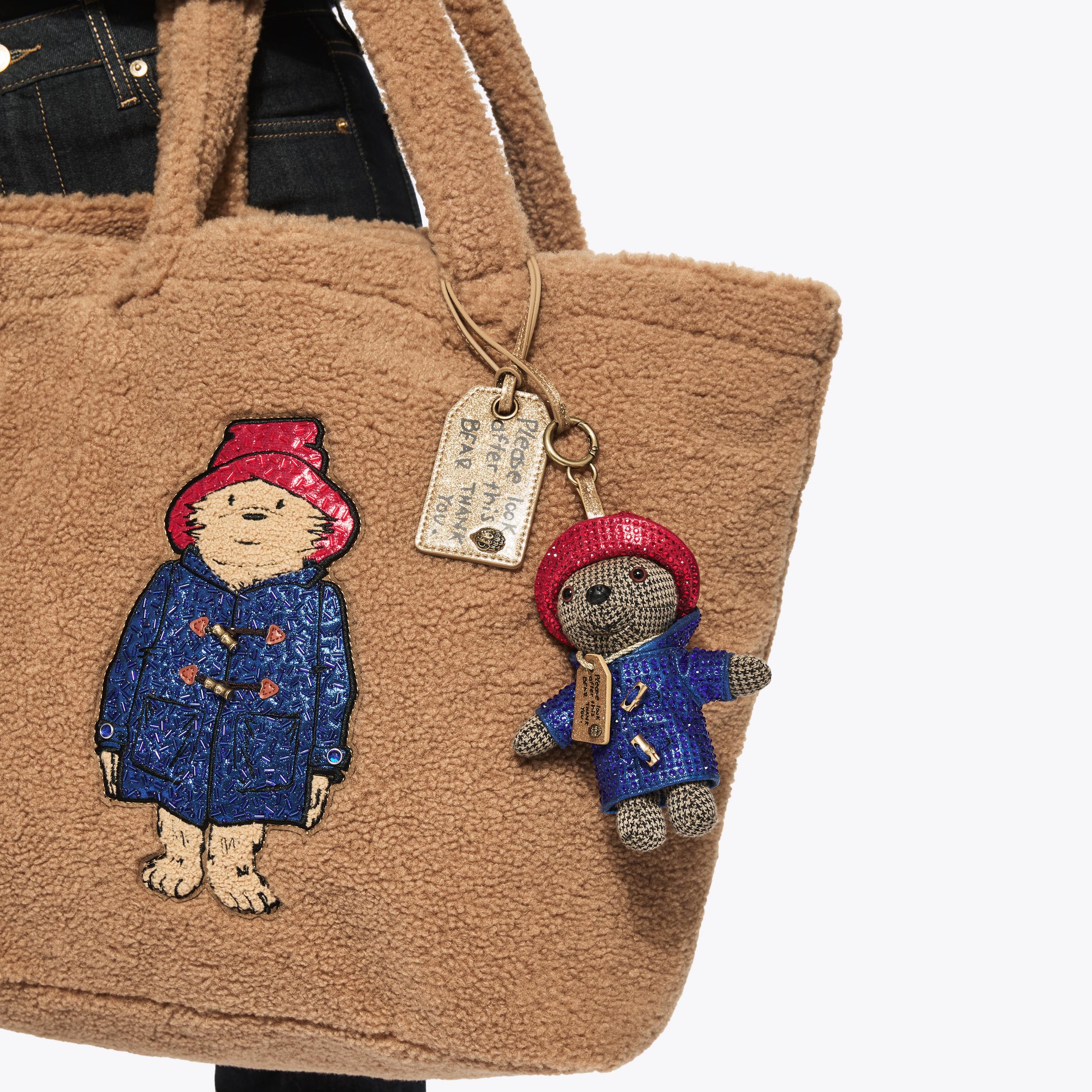 PADDINGTON BEAR MINI CHARMS Brown Fabric Paddington Bear Charms by Kurt ...