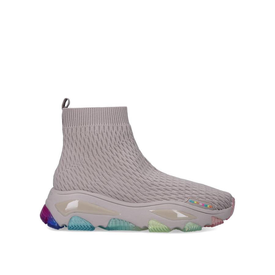 LETTIE KNIT SOCK Blush Knitted Sock Sneakers by KURT GEIGER LONDON