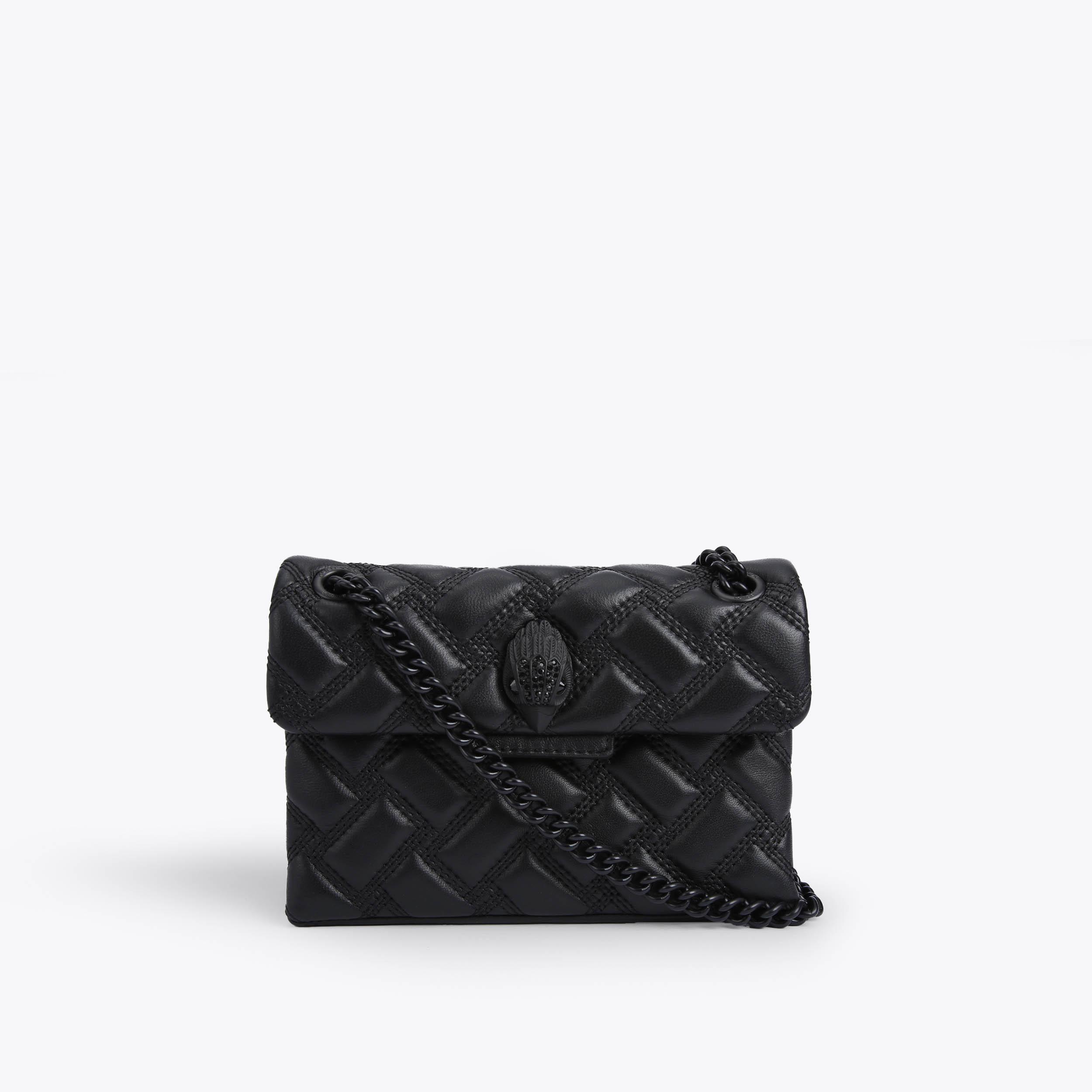 Kurt geiger black clutch bag sale