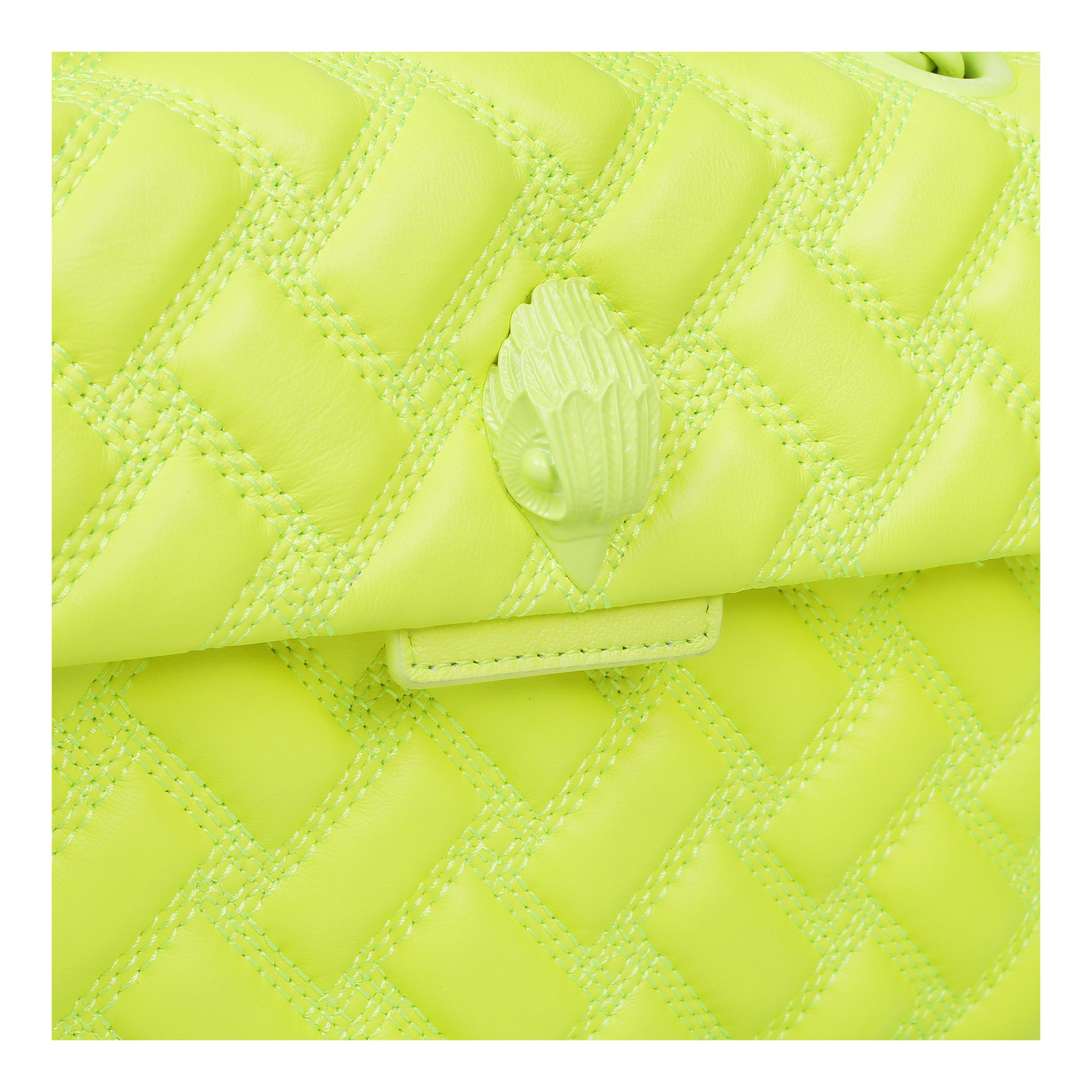 KENSINGTON BAG DRENCH Neon Yellow Cross Body Drench Bag by KURT GEIGER ...