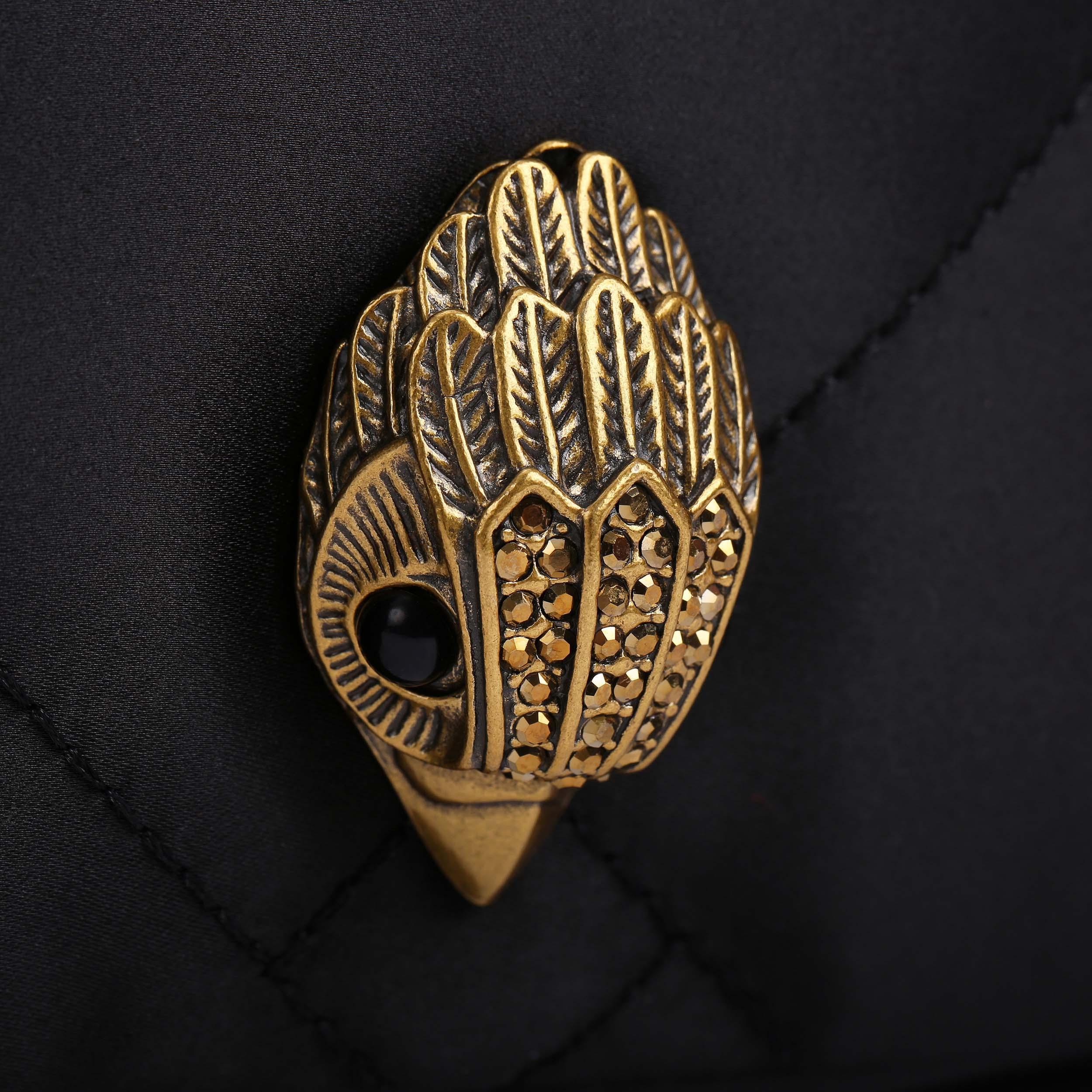 RECYCLED MULTI CROSS BODY Black Recycled Nylon Cross Body Bag by KURT