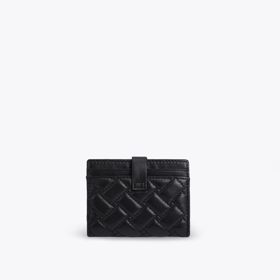 MULTI CARD HOLDER Black Quilted Card Holder by KURT GEIGER