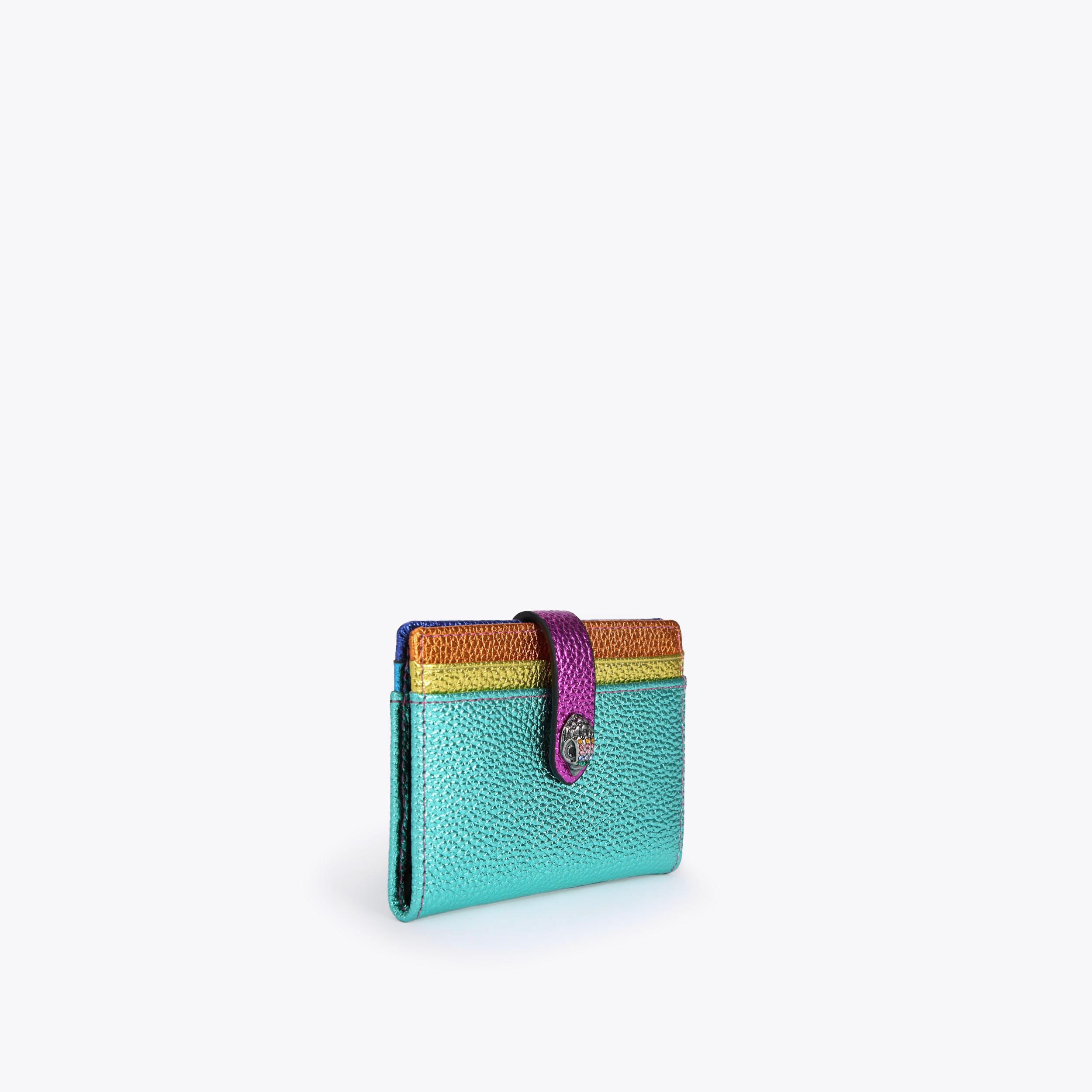 MULTI CARD HOLDER Multi coloured Metallic Card Holder by KURT GEIGER LONDON