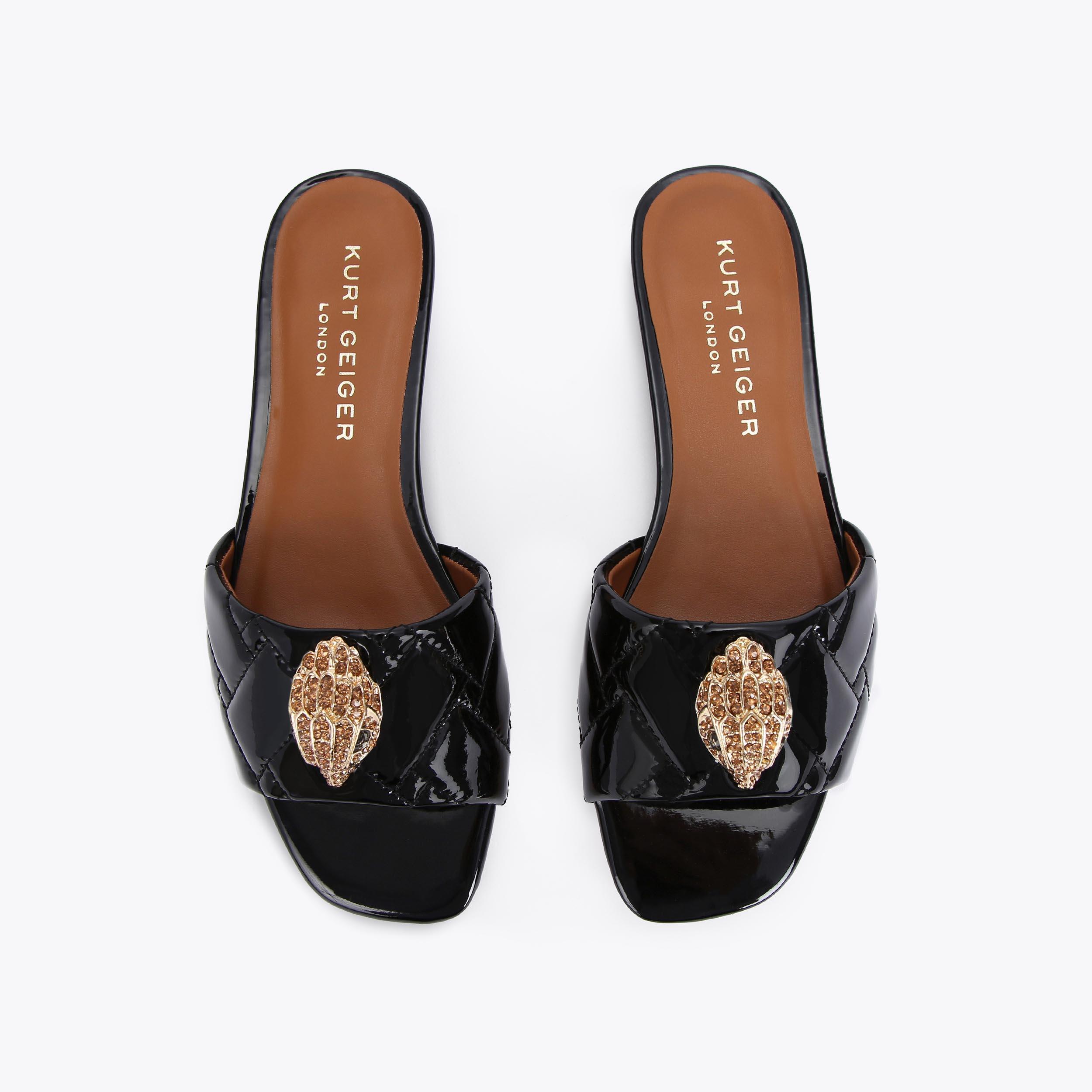 Kurt geiger black flats store