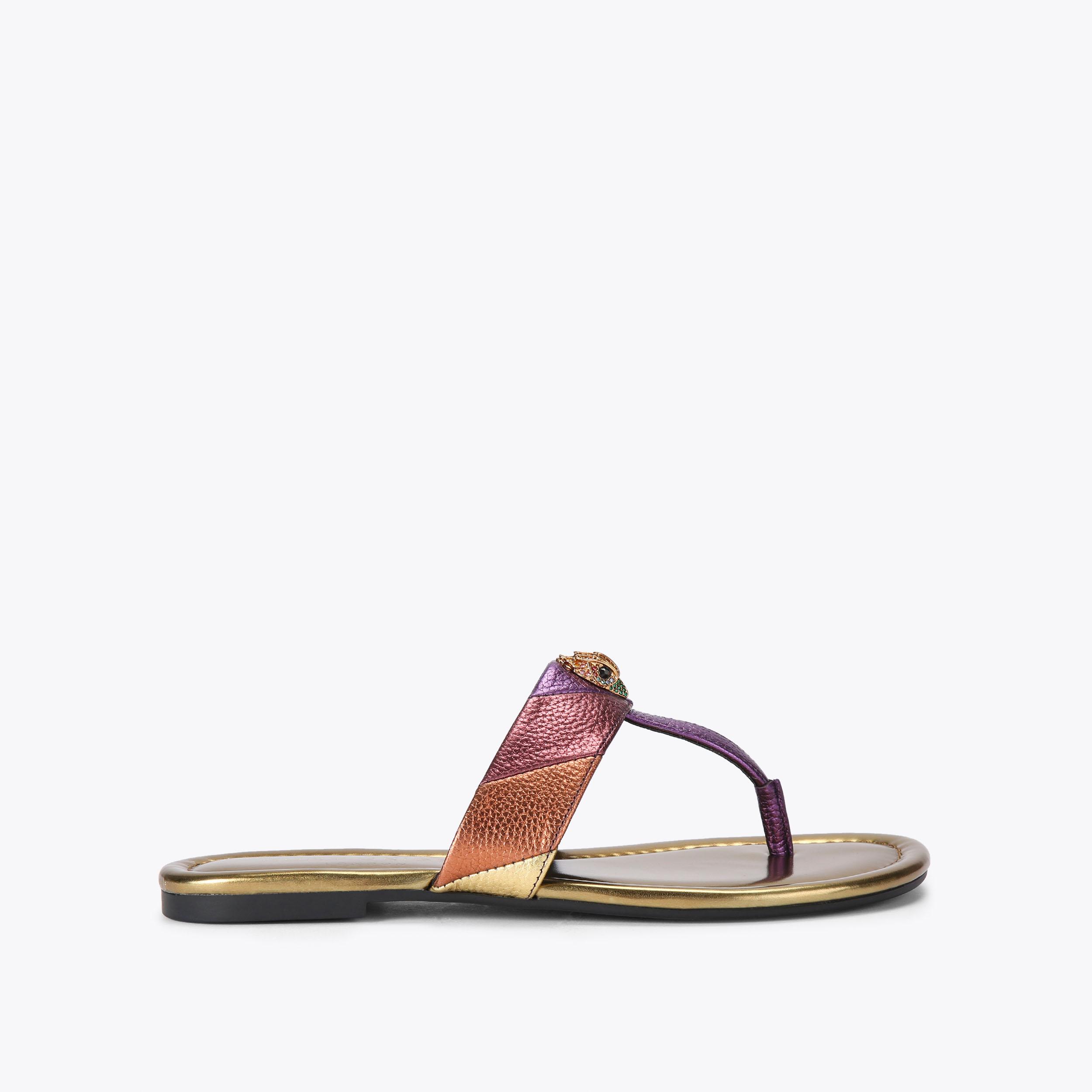 Kurt geiger flat sandals on sale sale