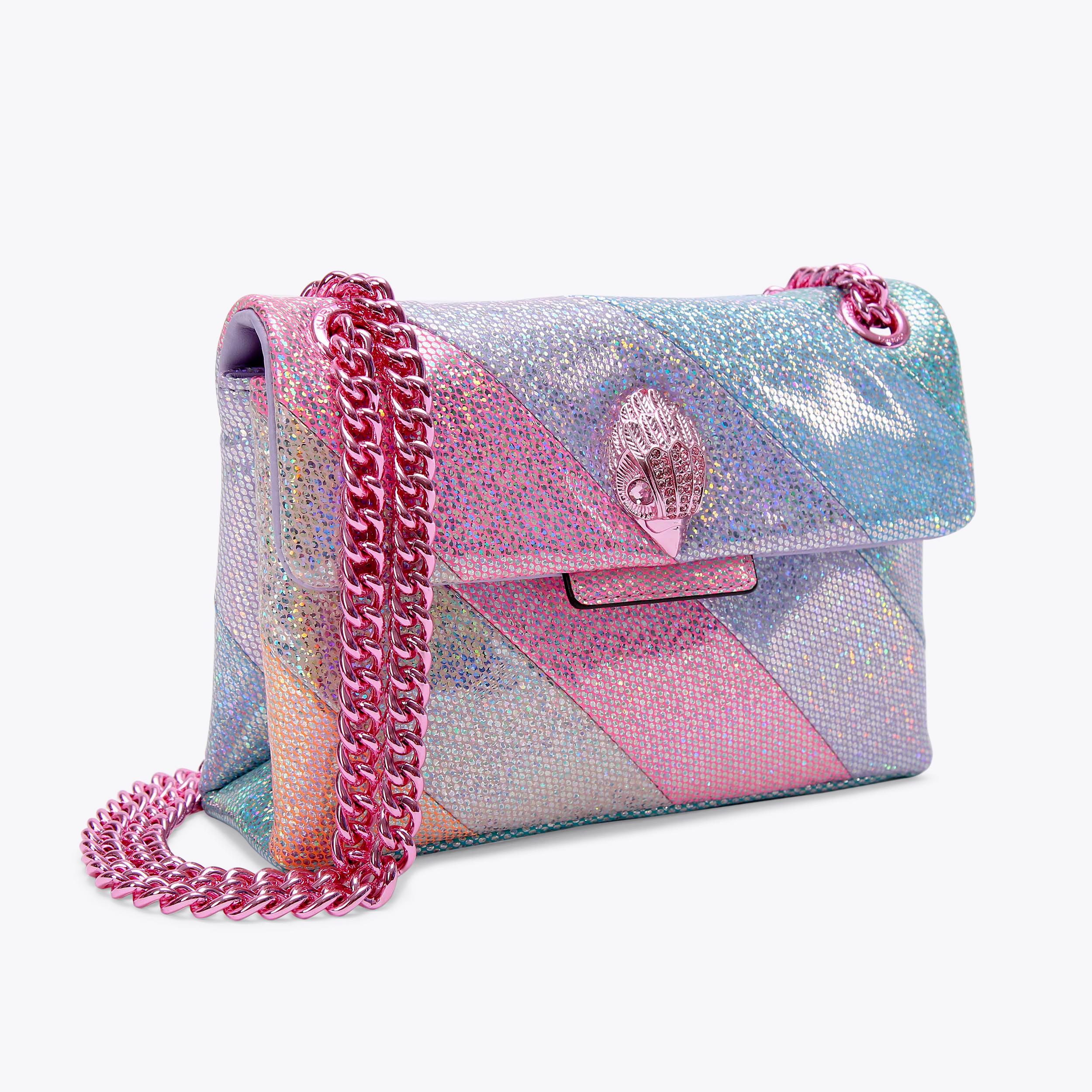 GLITTER MINI KENSINGTON Pink Shimmer Fabric Glitter Mini Kensington by ...