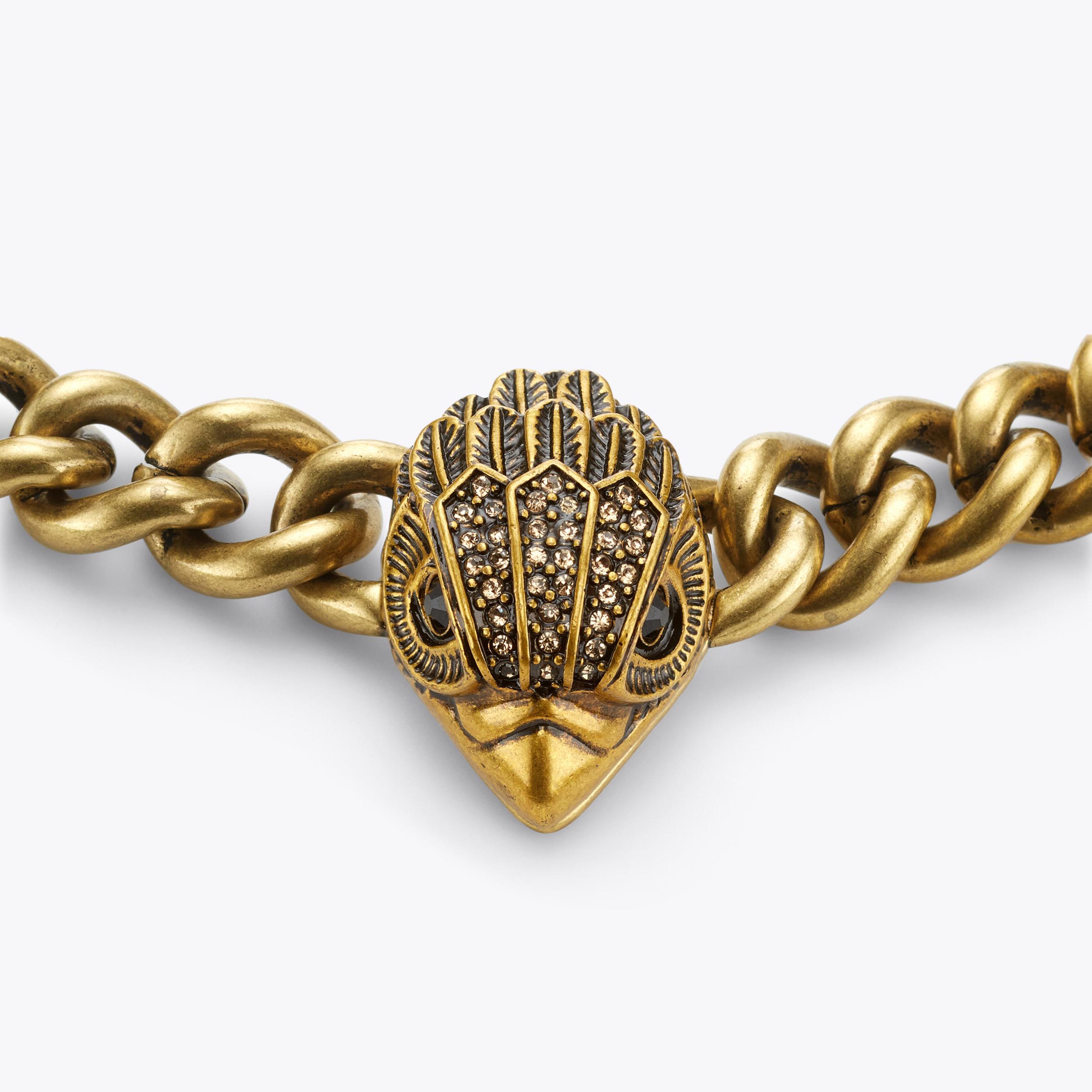 EAGLE COLLAR NECKLACE Gold Chain Eagle Head Necklace by KURT GEIGER LONDON