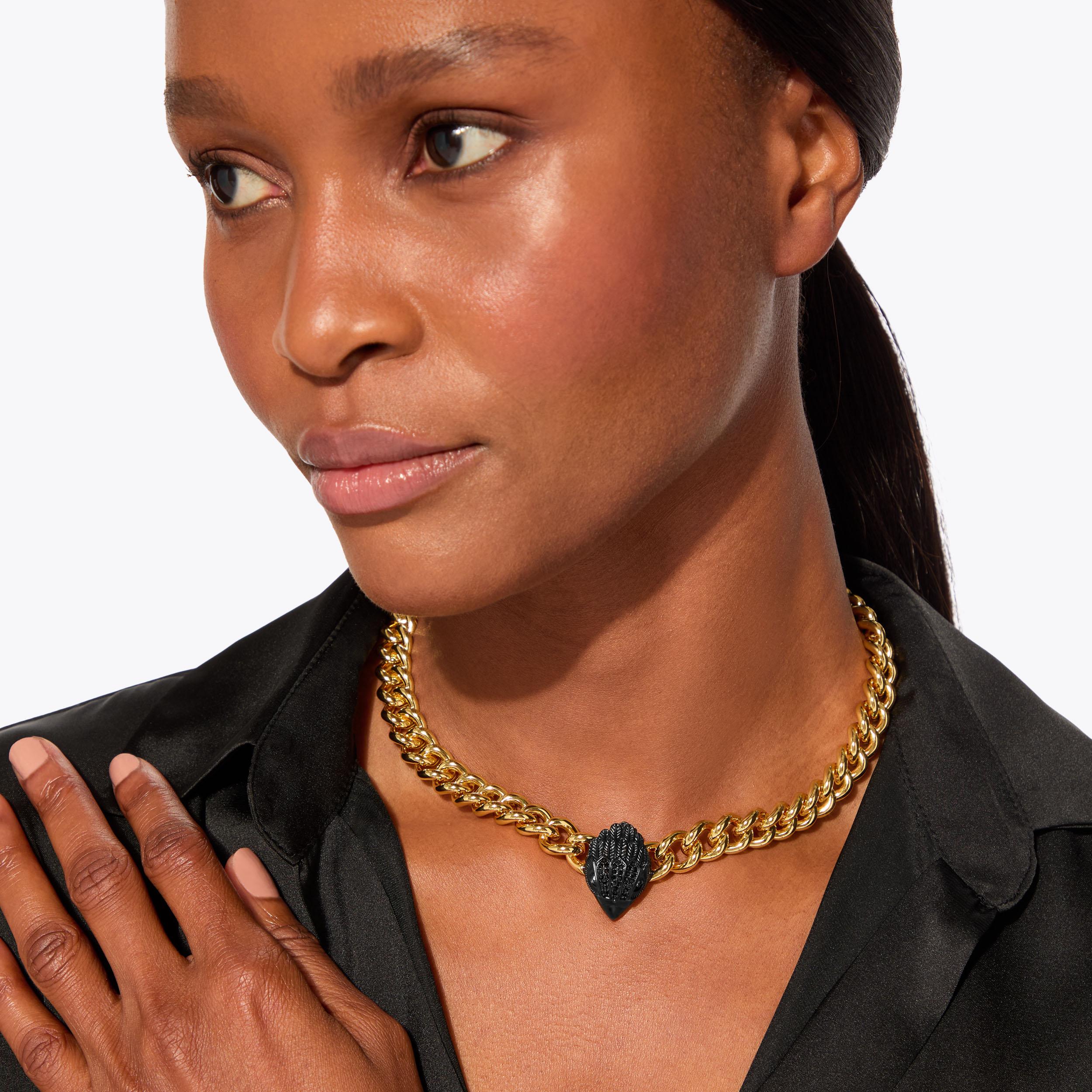 Chain collar necklace shop