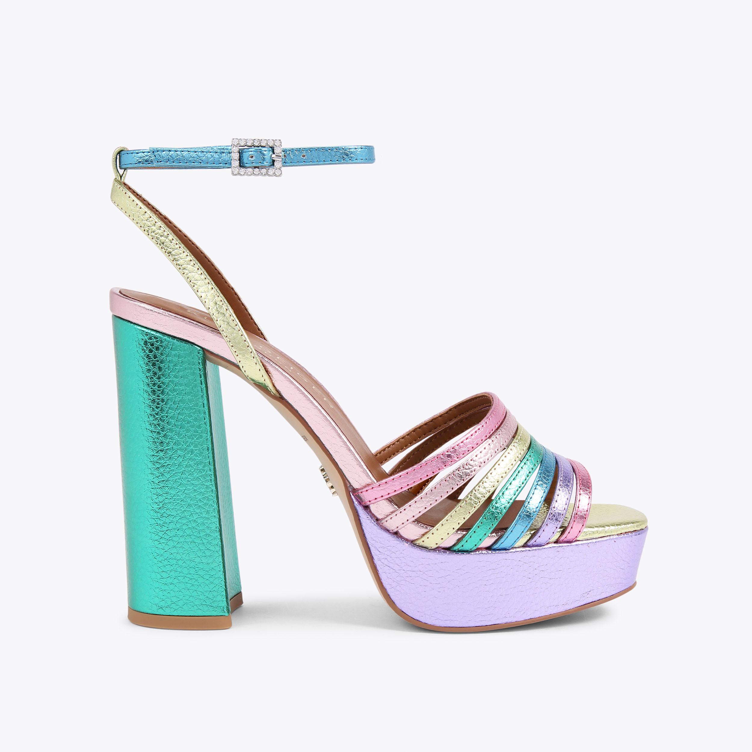 Kurt geiger sales metallic heels