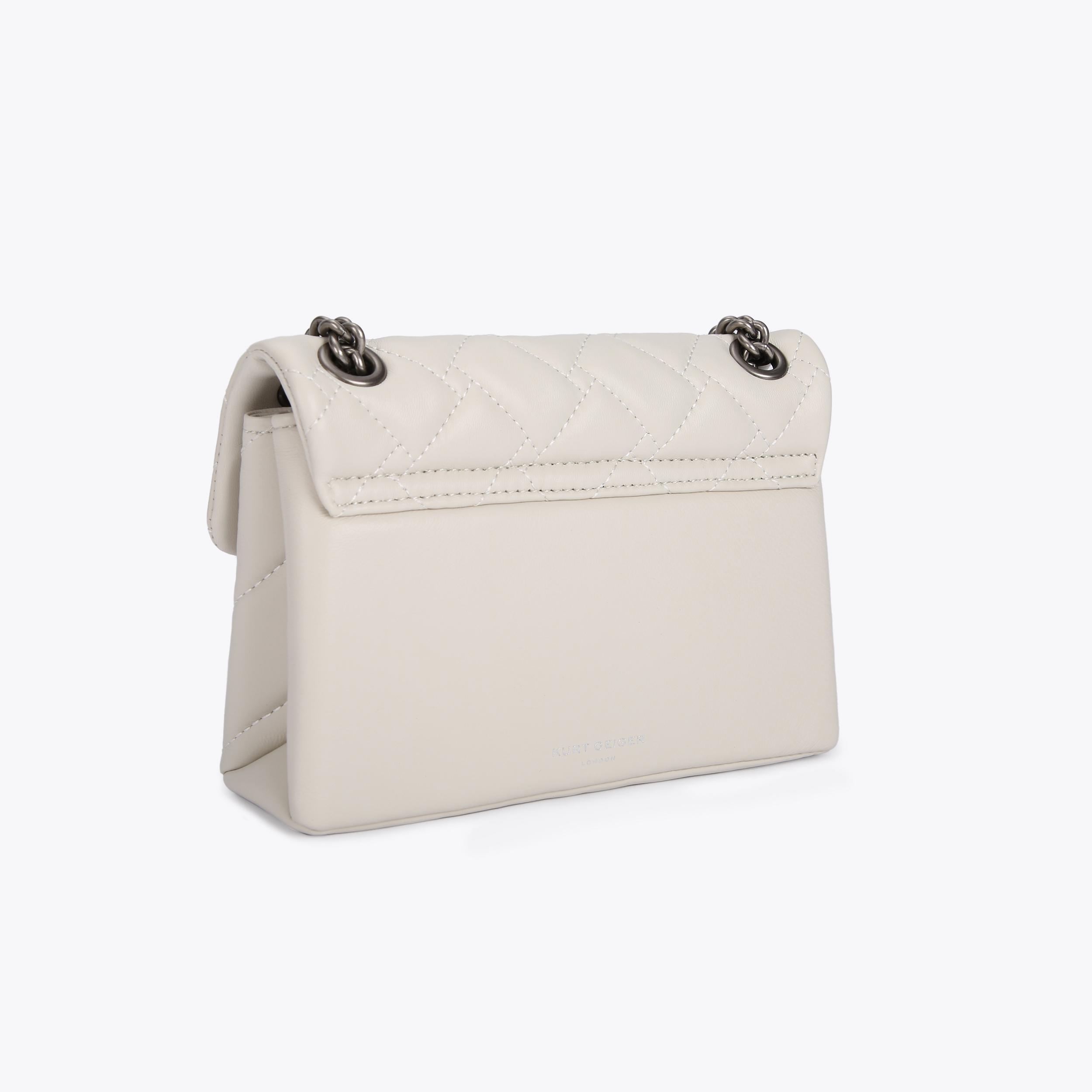 MINI KENSINGTON LOVE BAG Heart Gem Leather Cross Body Bag by KURT