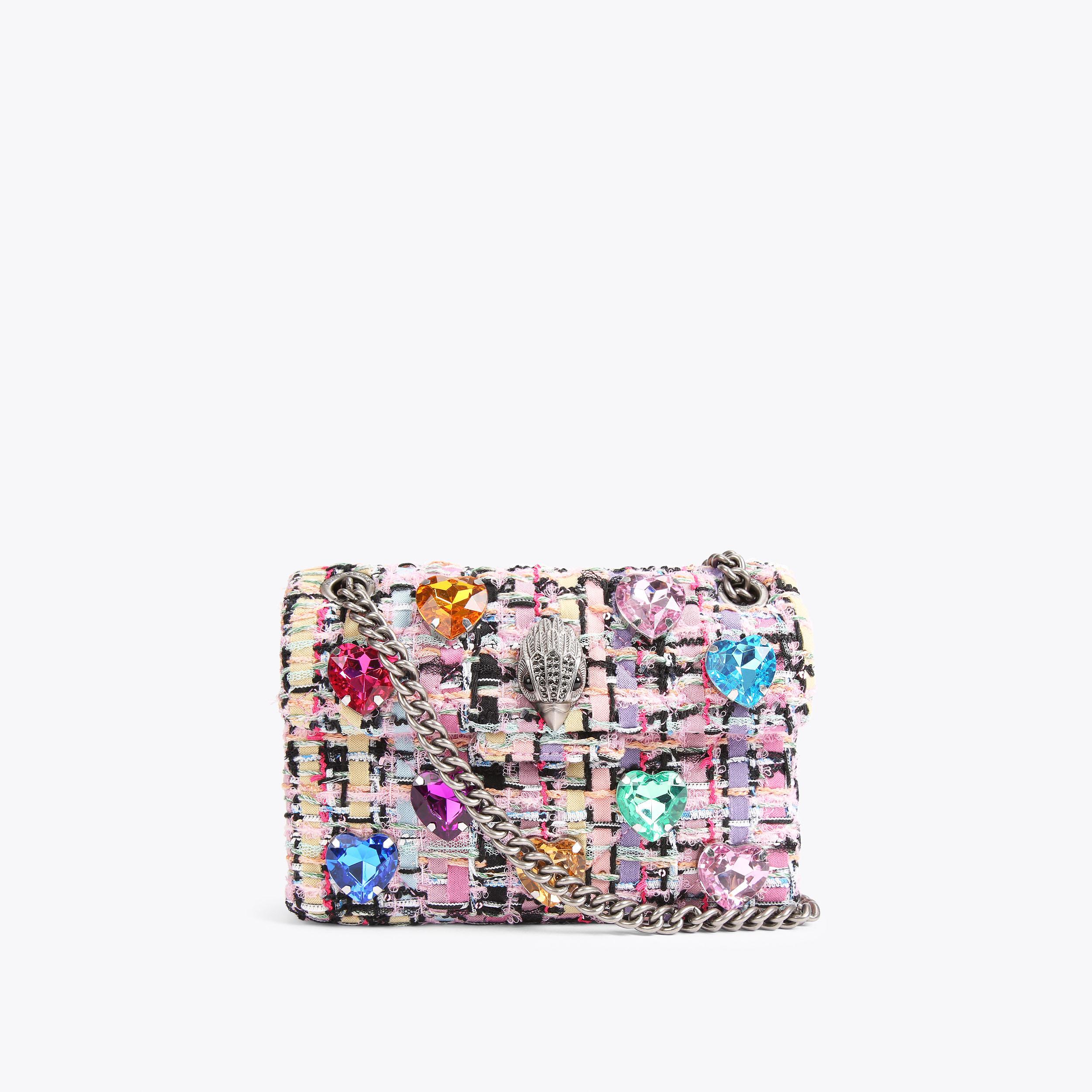 MINI KENSINGTON LOVE BAG Rainbow Cross Body Bag by KURT GEIGER LONDON